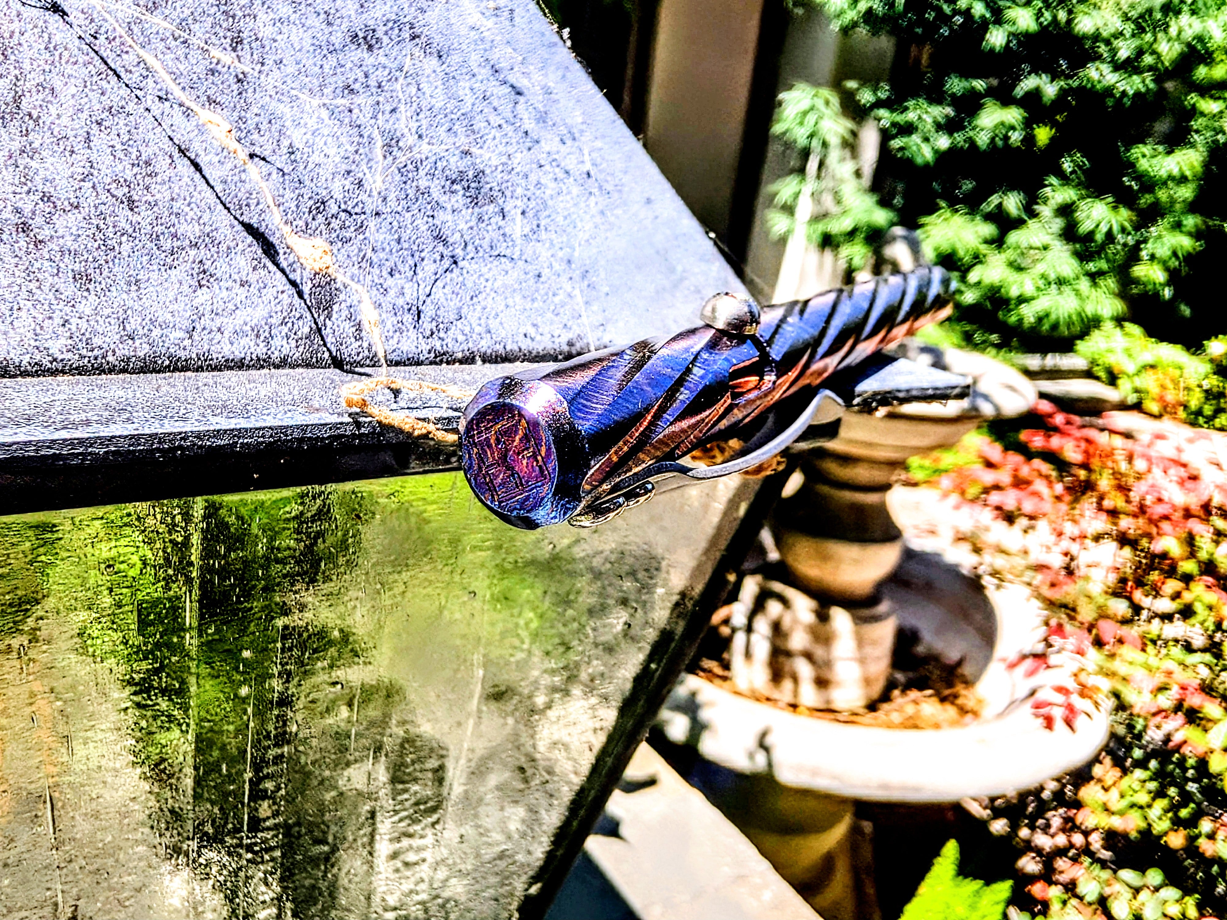 Timascus Bolt Action Pen - MaxMadCo Design - Spiral - Plasma Finish - ( Limited Batch 2 Coming Soon )
