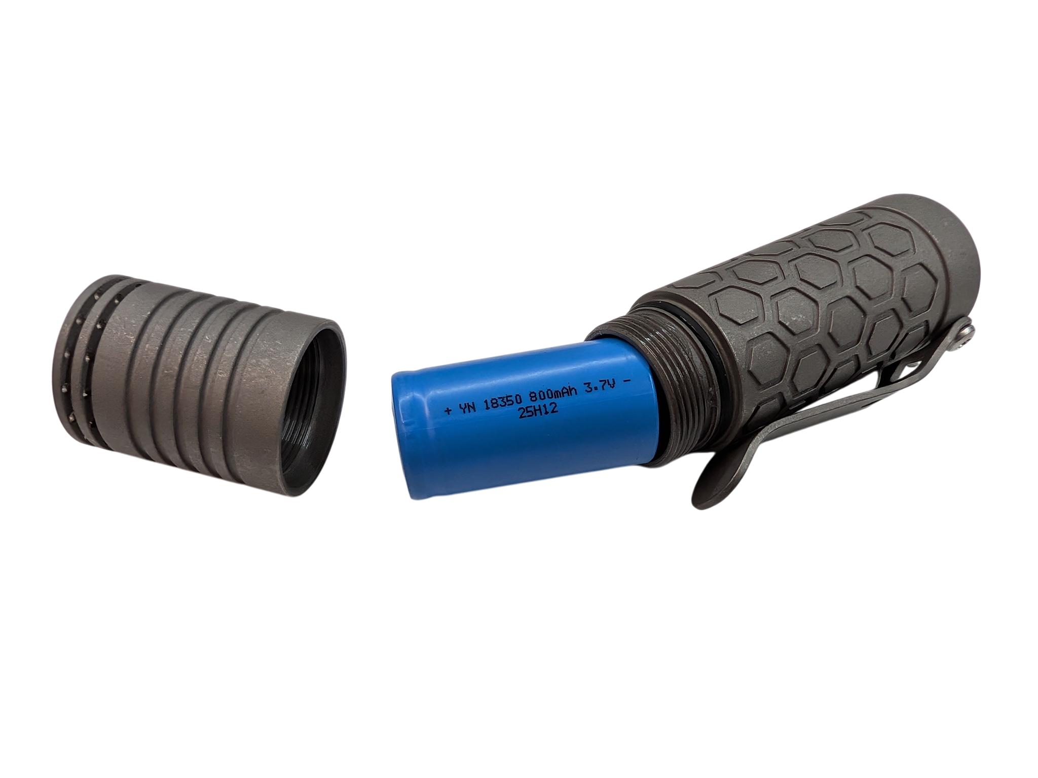 Dawn HEX Titanium 18350 Flashlight Kit - Reylight - Final Run ( 3 Variants )