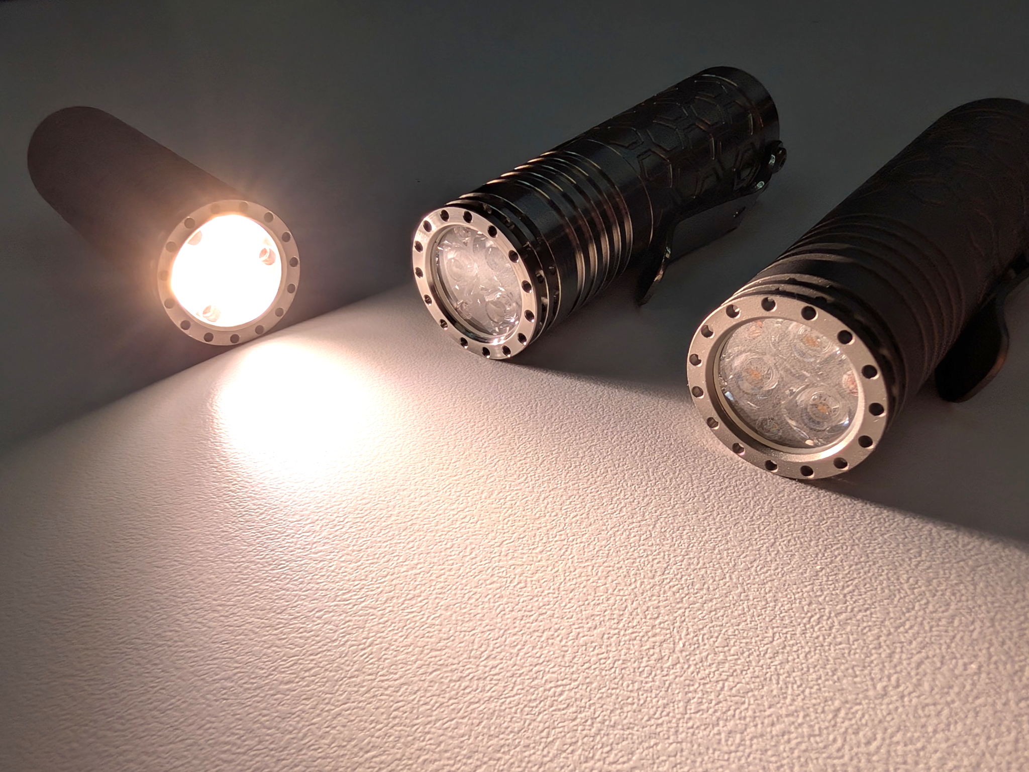 Dawn HEX Titanium 18350 Flashlight Kit - Reylight - Final Run ( 3 Variants )