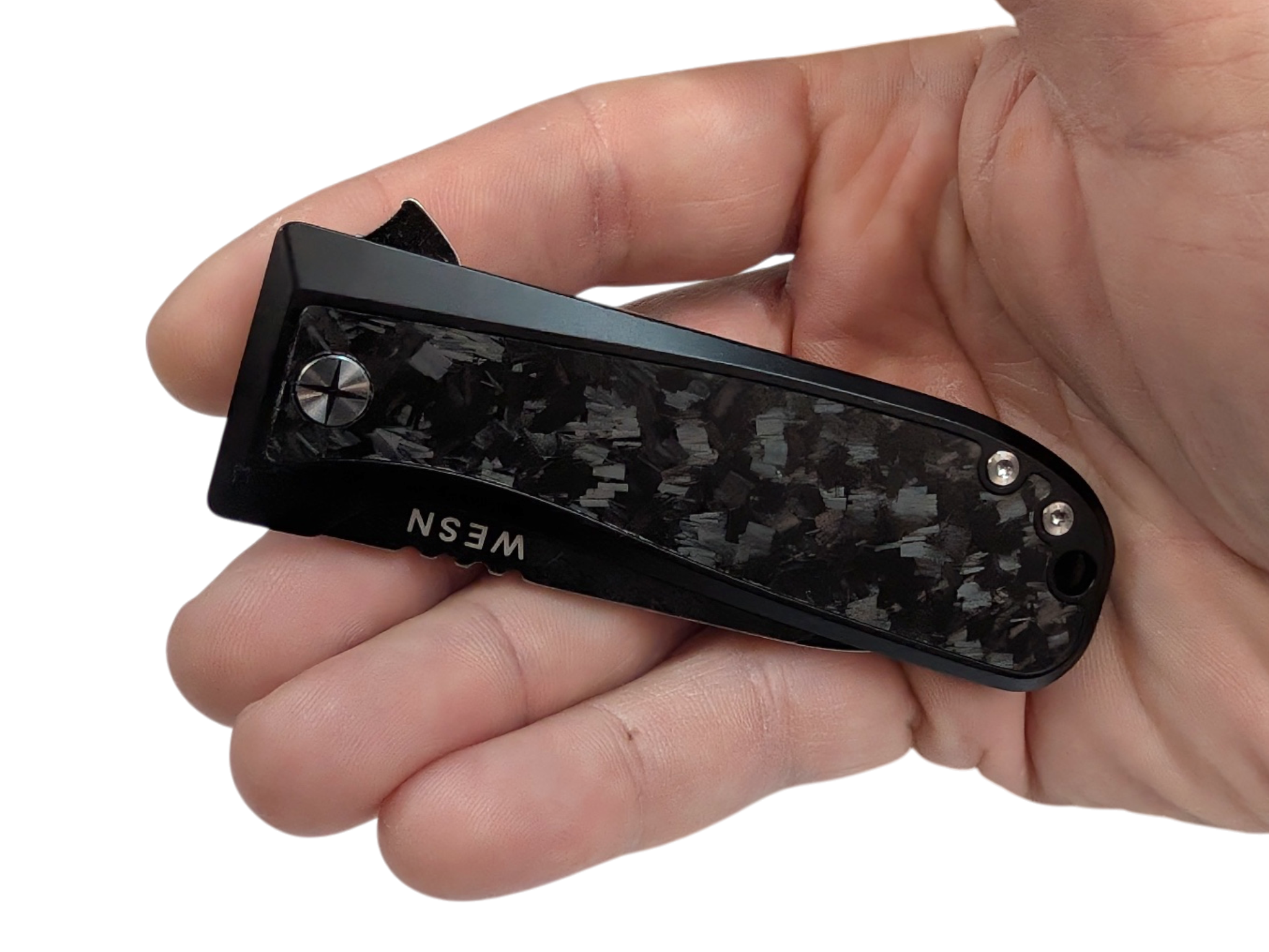 2.8" CPM S35VN, PVD & Titanium - WESN X C+C : THE ALLMAN Knife ( Coming Soon! )