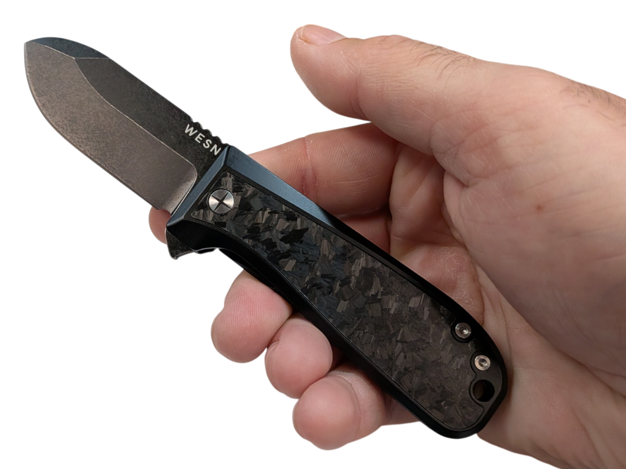 2.8" CPM S35VN, PVD & Titanium - WESN X C+C : THE ALLMAN Knife ( Coming Soon! )