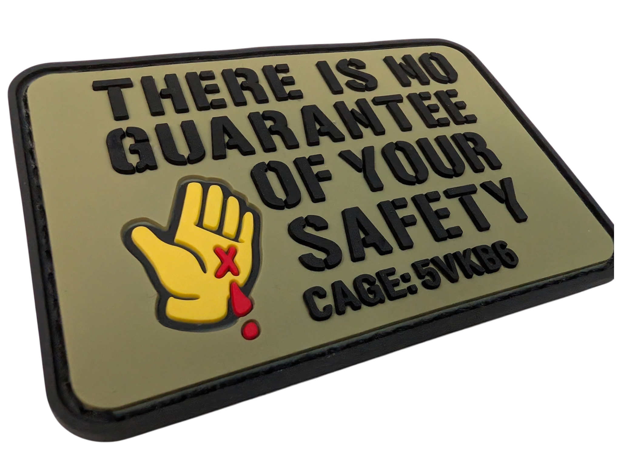There Is No Guarantee Of Your Safety! 3x2" Patch by Maratac®