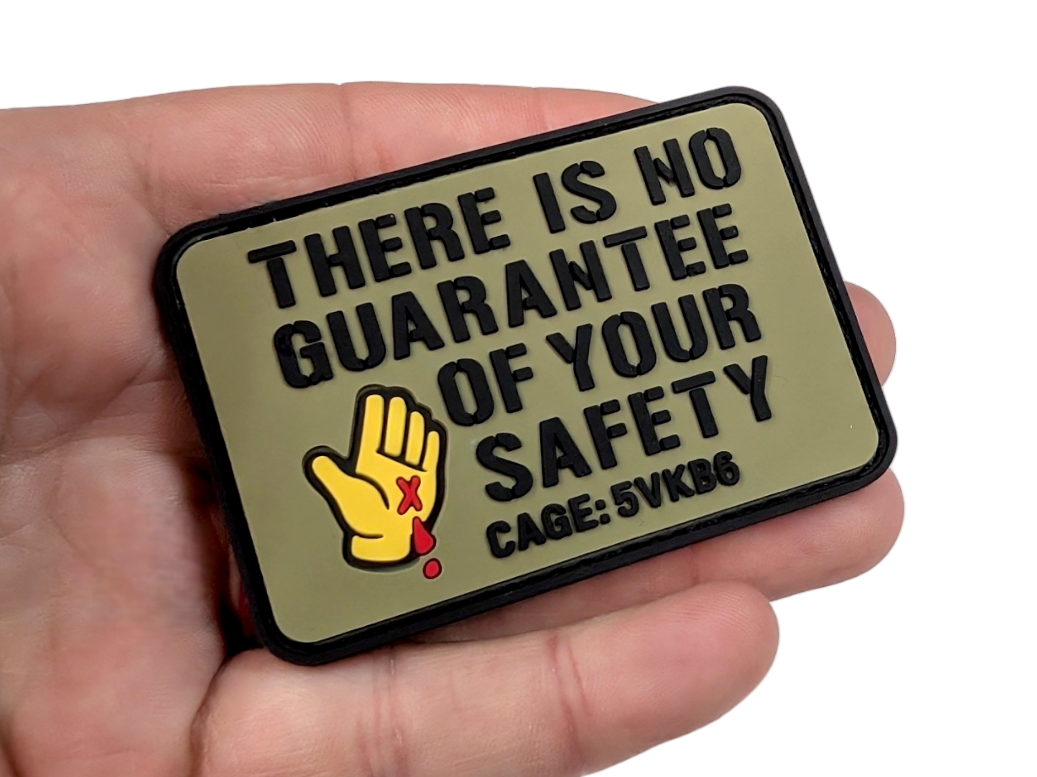 There Is No Guarantee Of Your Safety! 3x2" Patch by Maratac®