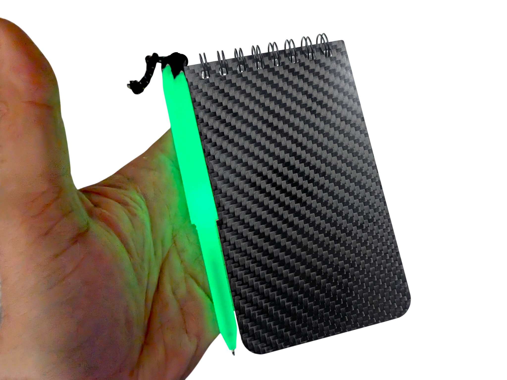 Weather Proof Carbon Fiber Notebook V2 ( Includes Glow POP Pen! )