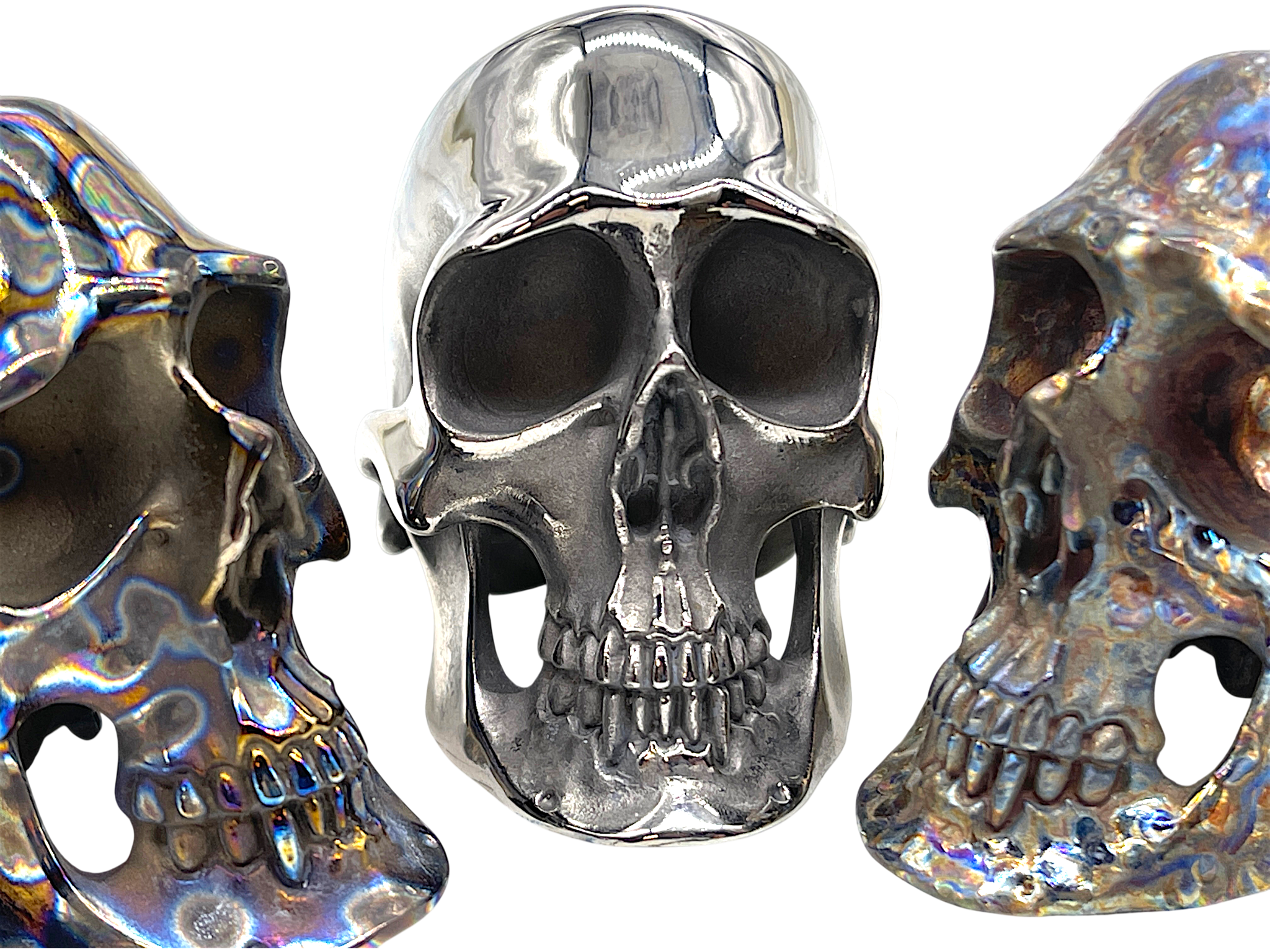Custom Titanium Colossus Skull by Tony Fabrioli  ( Limited Run! )