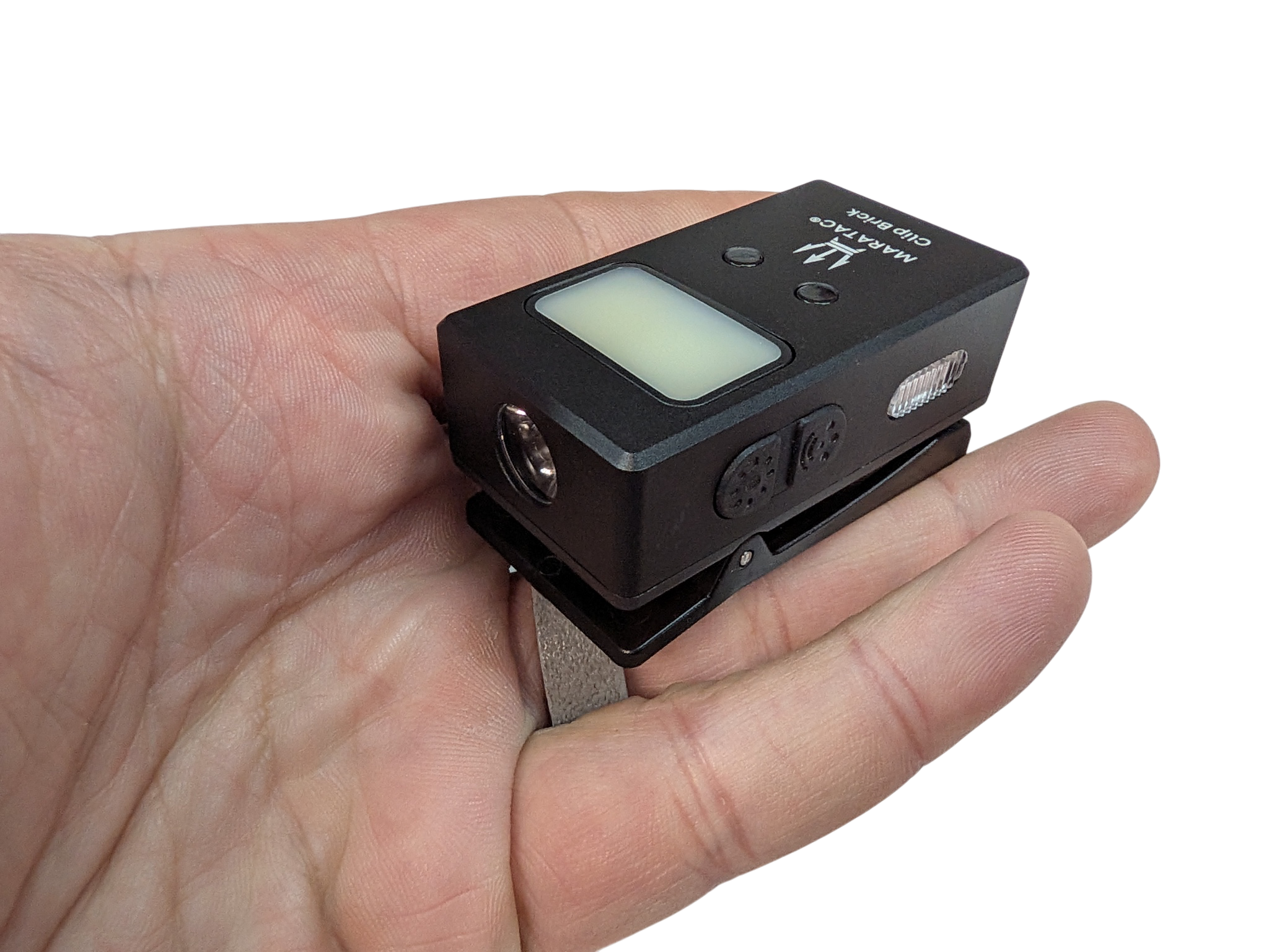 Clip Brick - LED Multifaceted RGB/ Flood / Spot Flashlight by Maratac® ( With Motion Sensing ) Coming Soon!