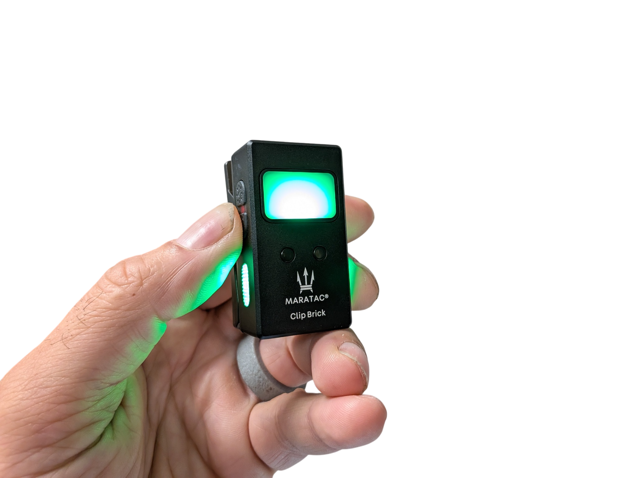 Clip Brick - LED Multifaceted RGB/ Flood / Spot Flashlight by Maratac® ( With Motion Sensing ) Coming Soon!