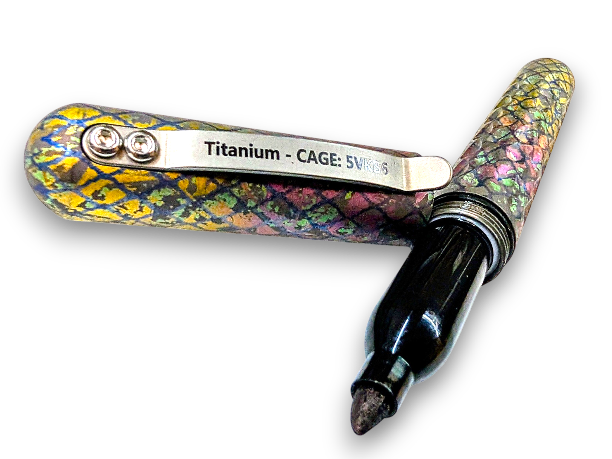 Signator Titanium Permanent Marker / Vault by Maratac® - Chaotic Aurora Pattern ( Coming Soon@! )