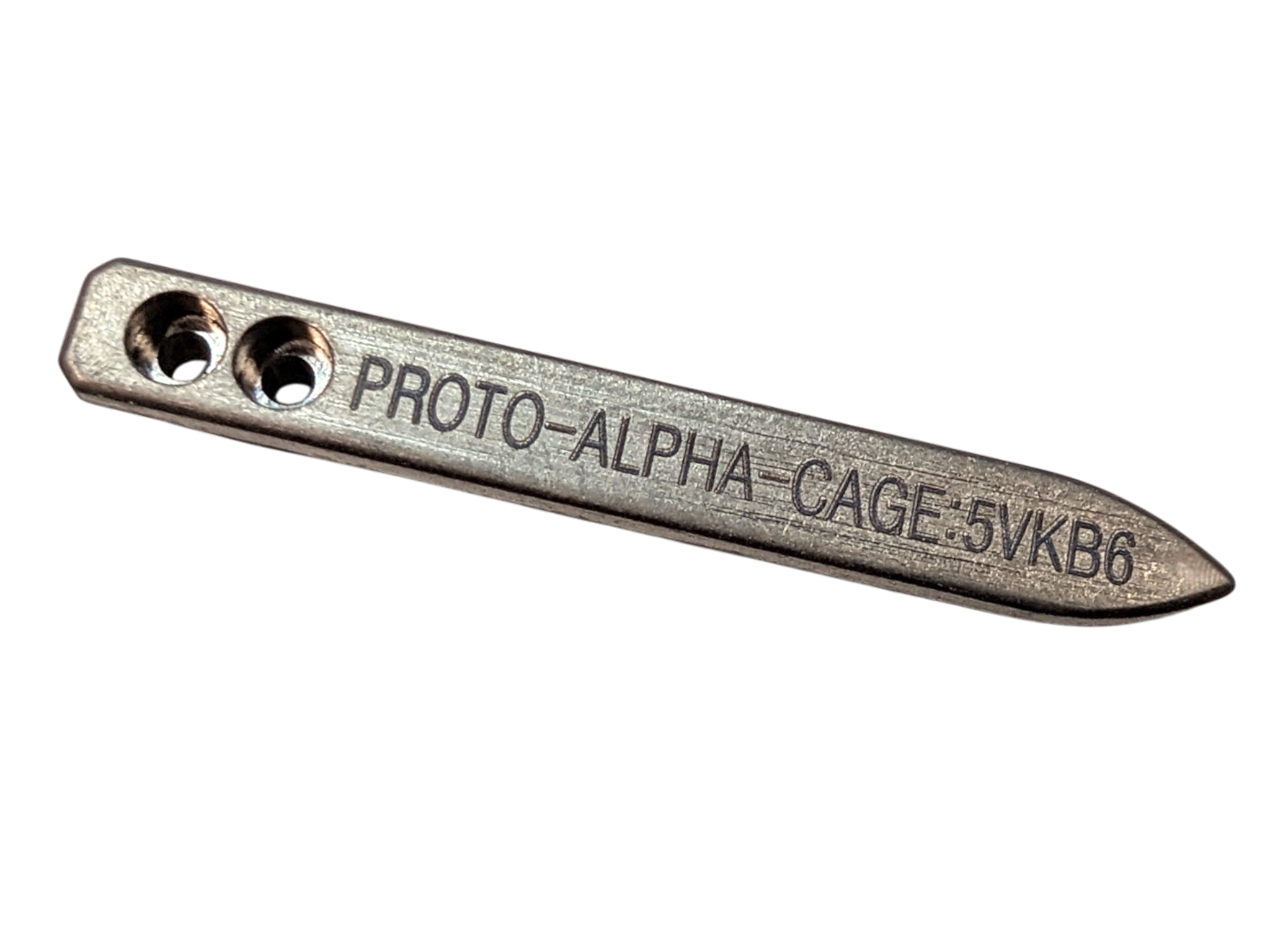 Mono Block Titanium Clip + 2 Screws Only For ( Flight Suit Pen ) ( Spare Part )