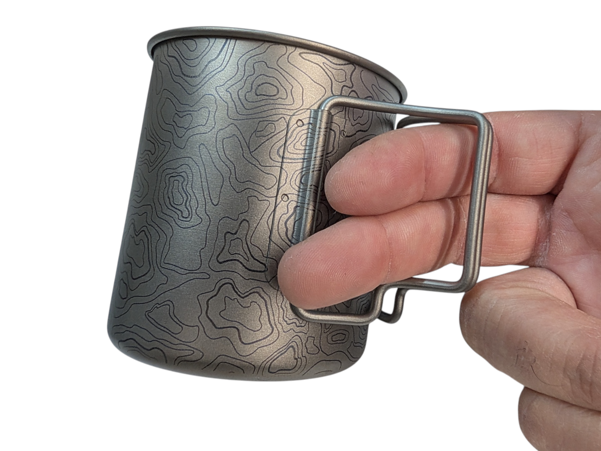 Titanium 15oz Topo-Field Cup + Lid Adventure Kit by Maratac® - Coming Soon!