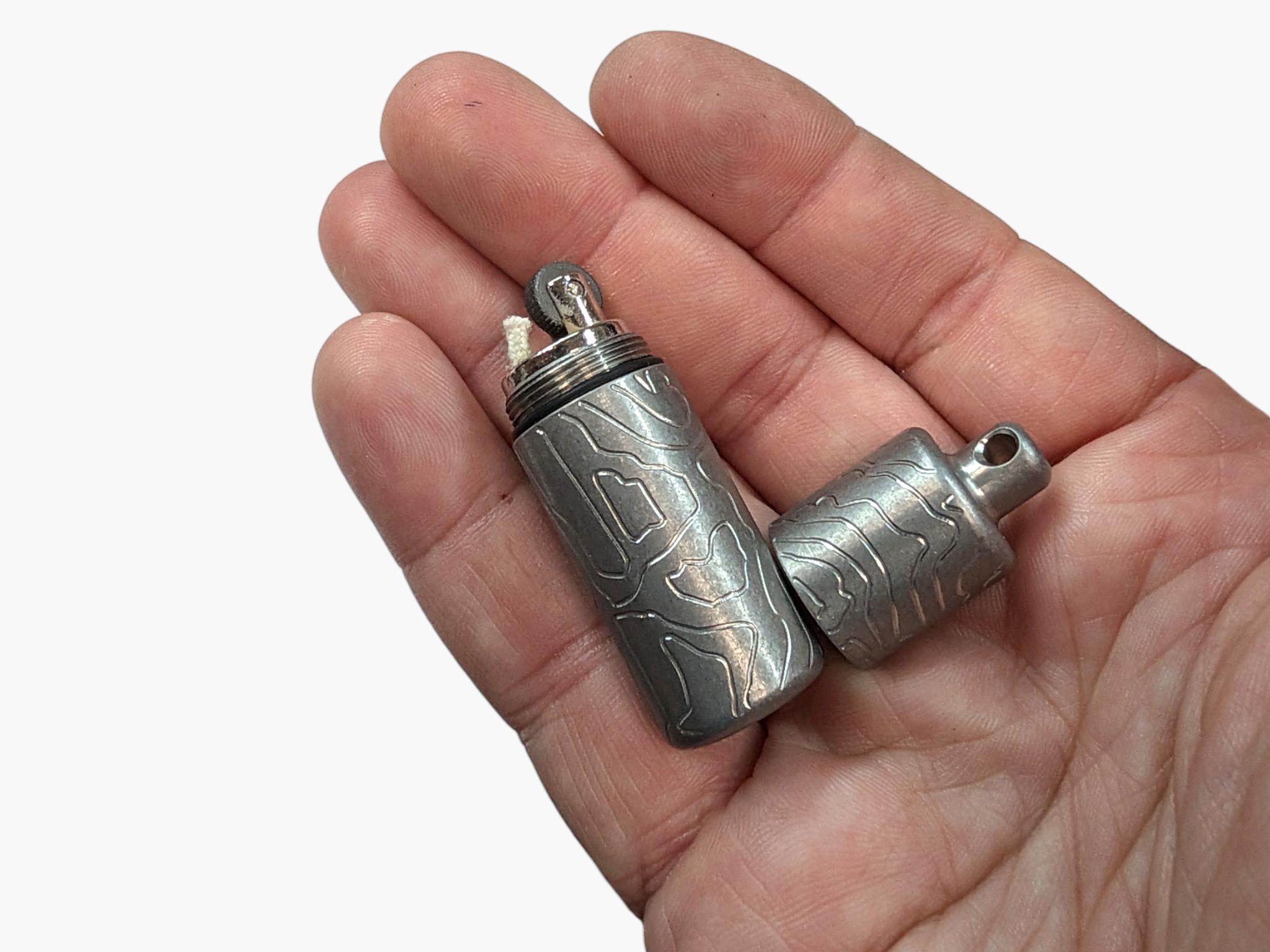 Stainless Steel XL Peanut Lighter by Maratac® - Gen 4 Topo ( Coming Soon )