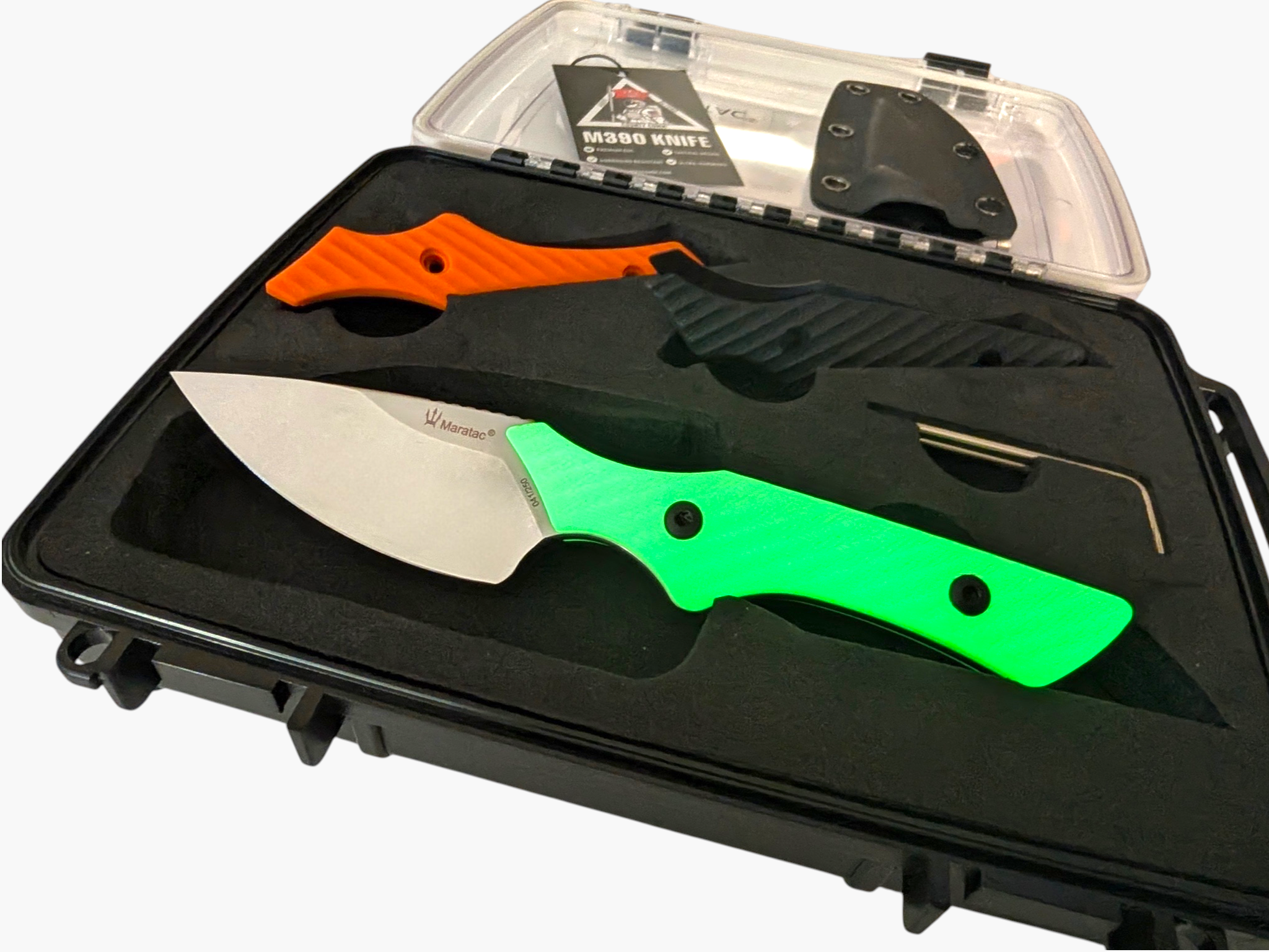 The Modularis - M390 - Fixed Blade Knife Set ( 3 Sets Of Scales ) - Maratac® - ( V2 Coming Soon! )