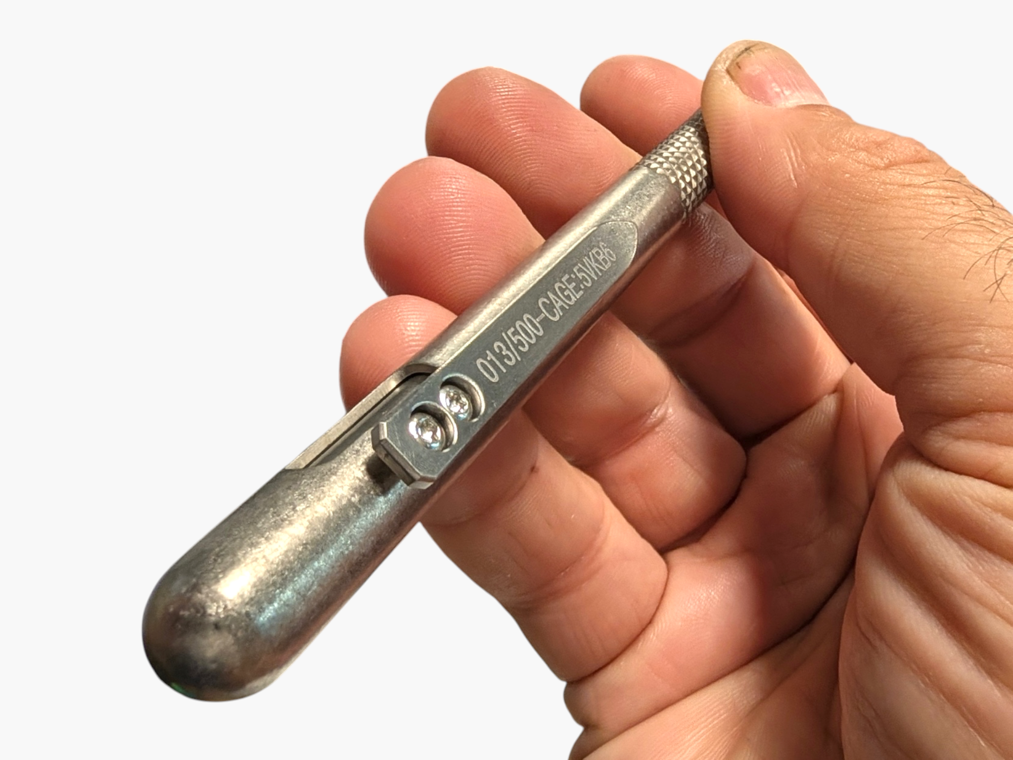 Bolt Action Titanium Flight Suit Pen by Maratac® - Gen 4 - Diamond Max Grip ( Coming Soon! )