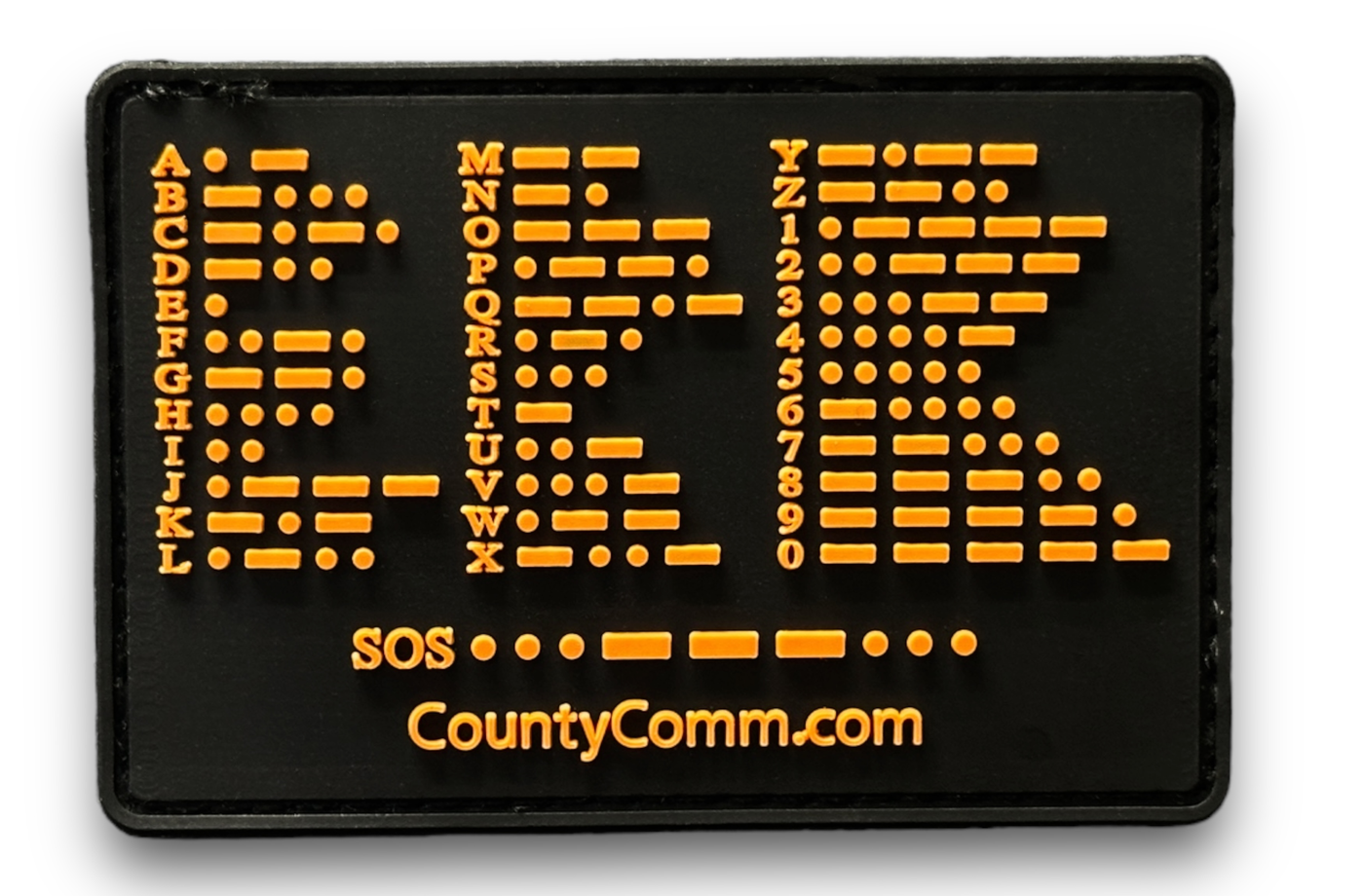 Signal Sentry - Morse Code & SOS Patch ( 2 Variants ) – CountyComm