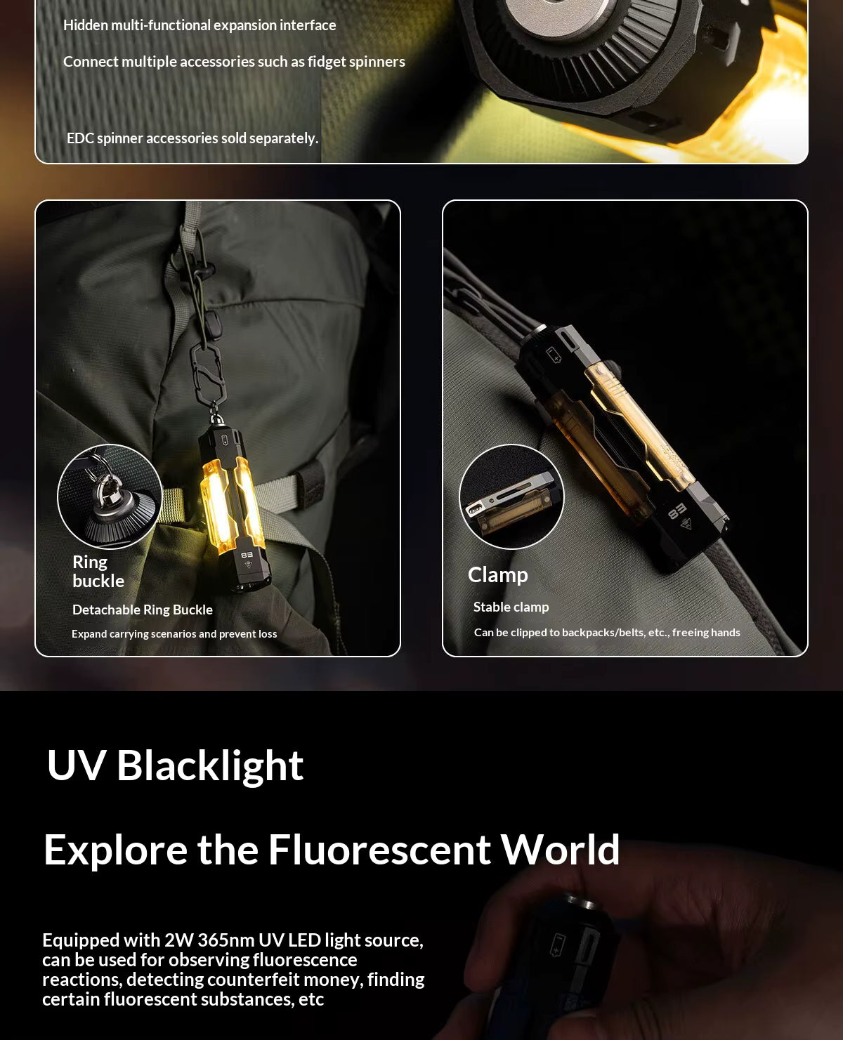 Wuben E8 V2 Modular Flashlight 🔥 CC Exclusive Custom Combo Kit 🔥 Now Shipping!