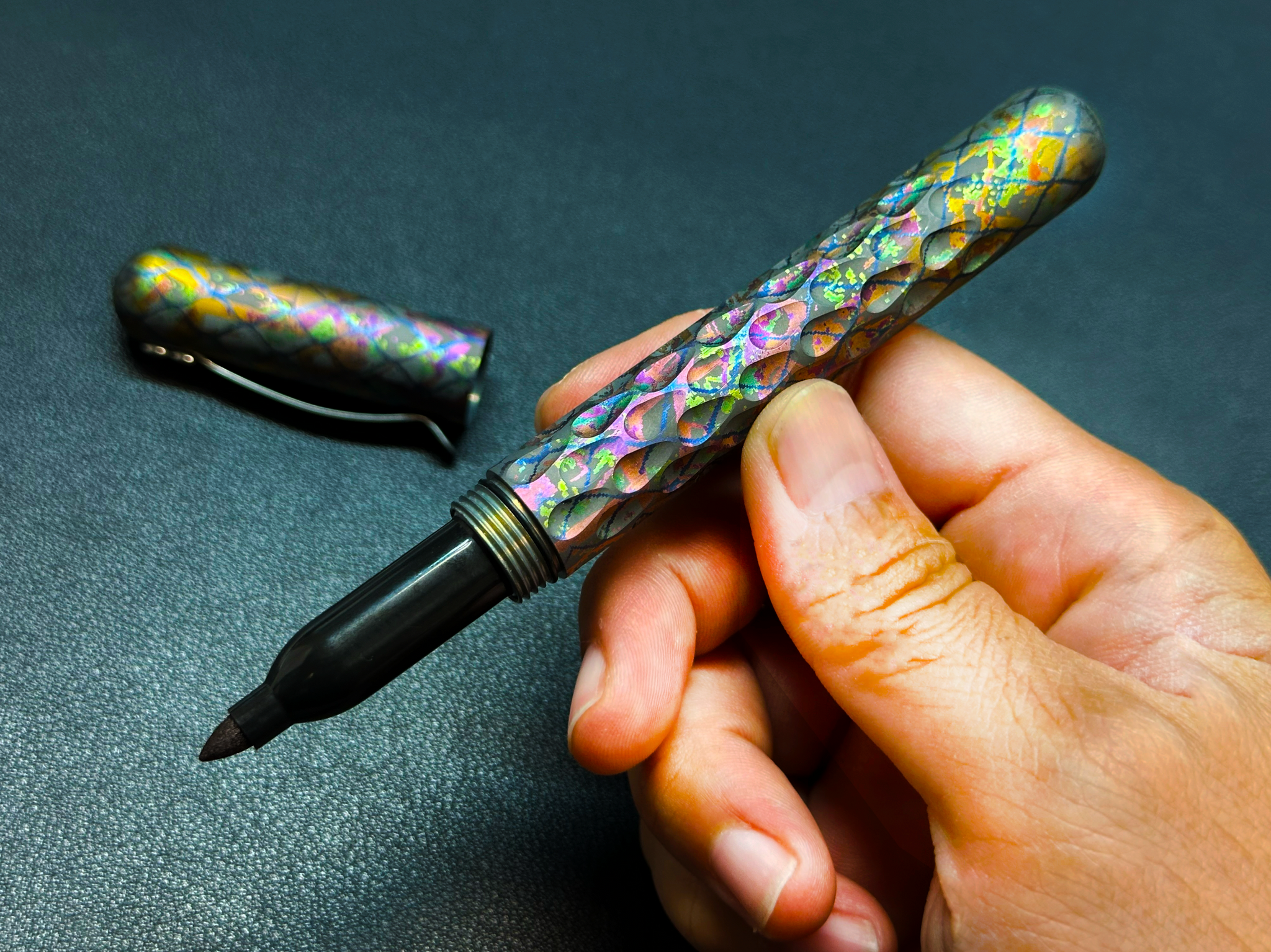 Signator Titanium Permanent Marker / Vault by Maratac® - Chaotic Auror ...