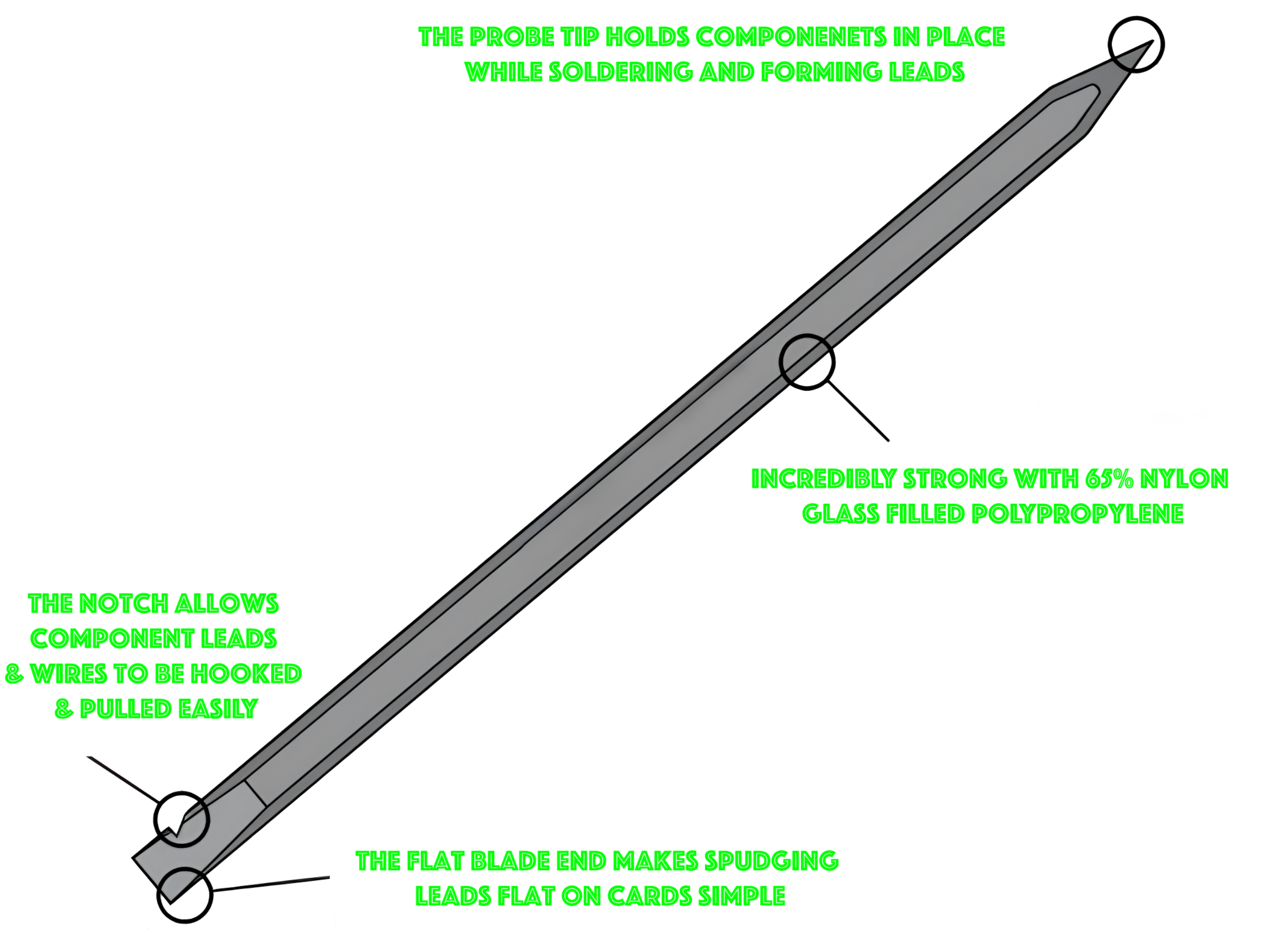 TFSS - Technician Field Service Spudger DIY Tool - 10 Pack