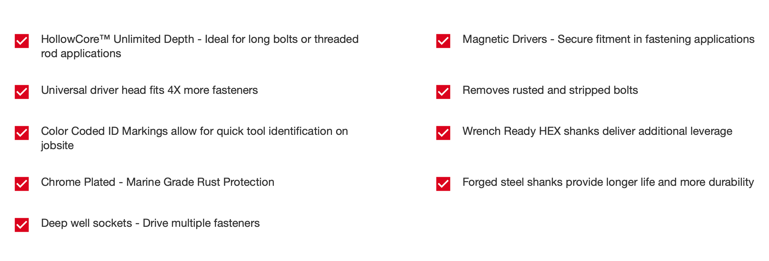 Milwaukee Electric Tool HollowCore Magnetic Nut Driver 3/8-Inch - Overstock