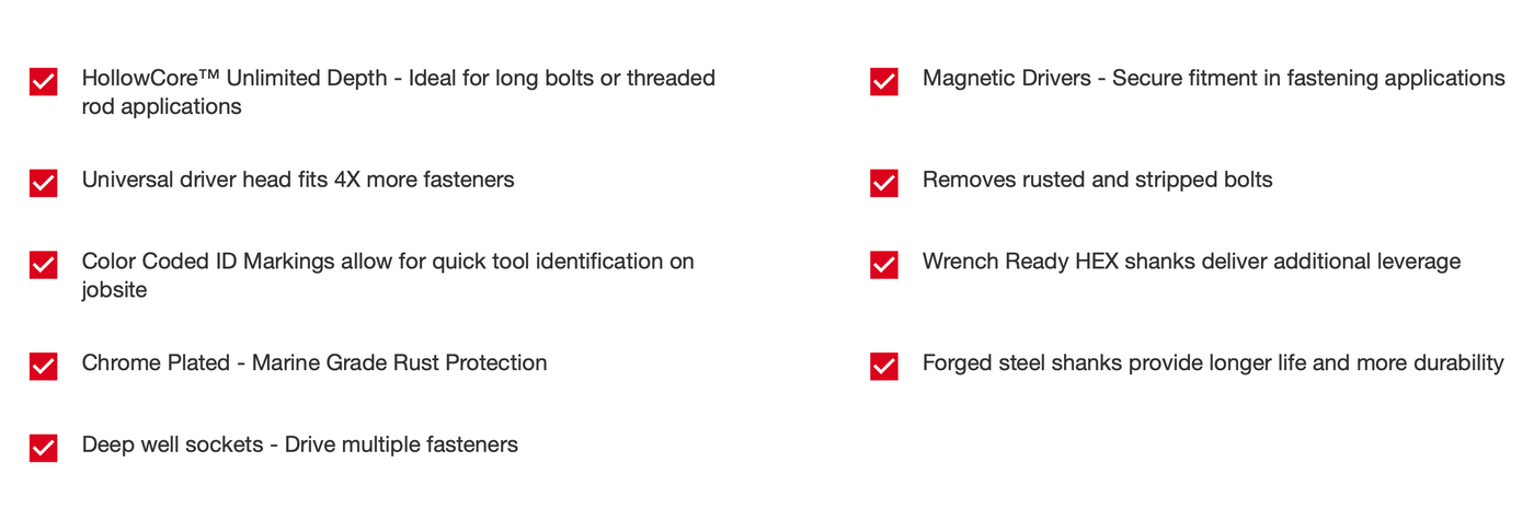 Milwaukee Electric Tool HollowCore Magnetic Nut Driver 3/8-Inch - Overstock