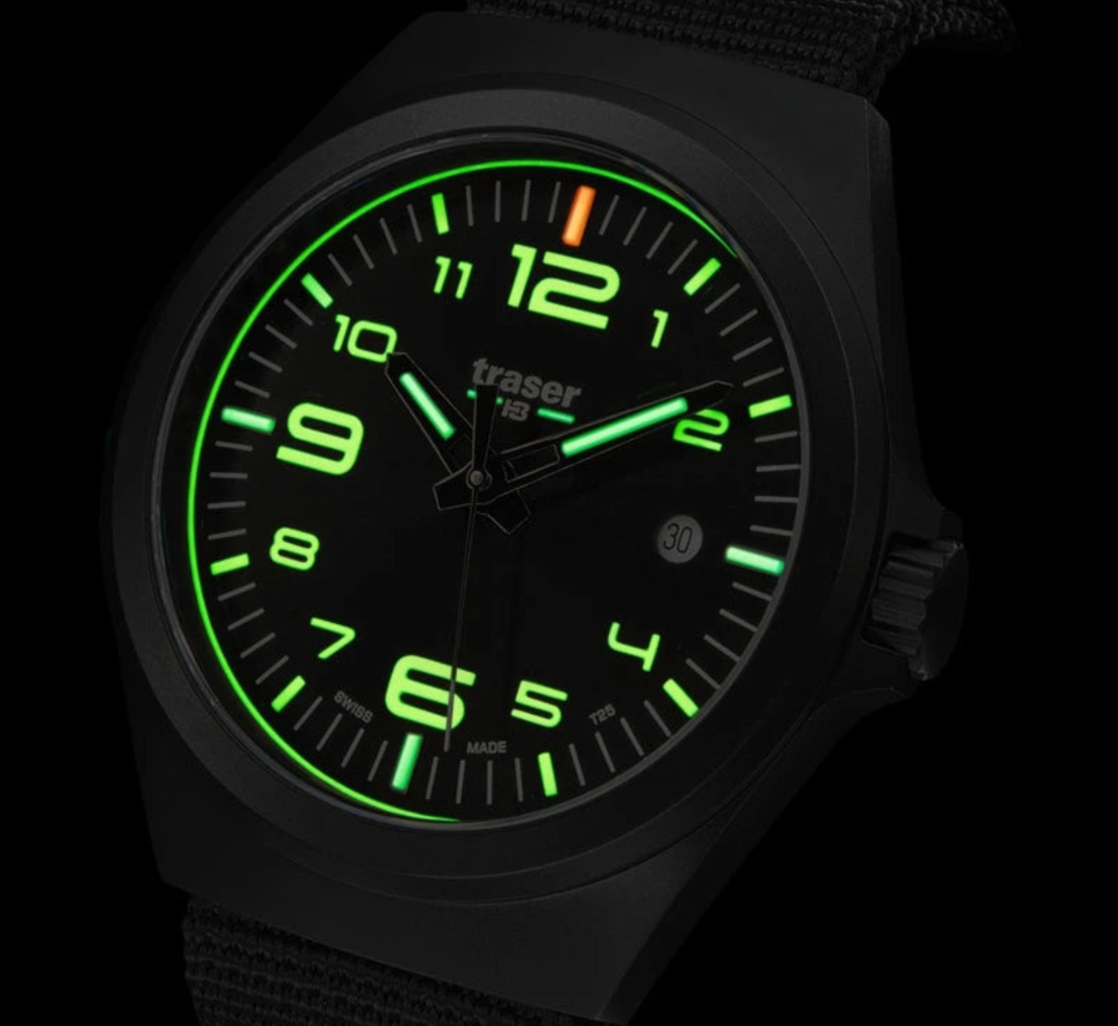 Traser ( Black  PVD ) P59 Essential M Watch w/Trigalight Tritium + SuperLuminova ( New )