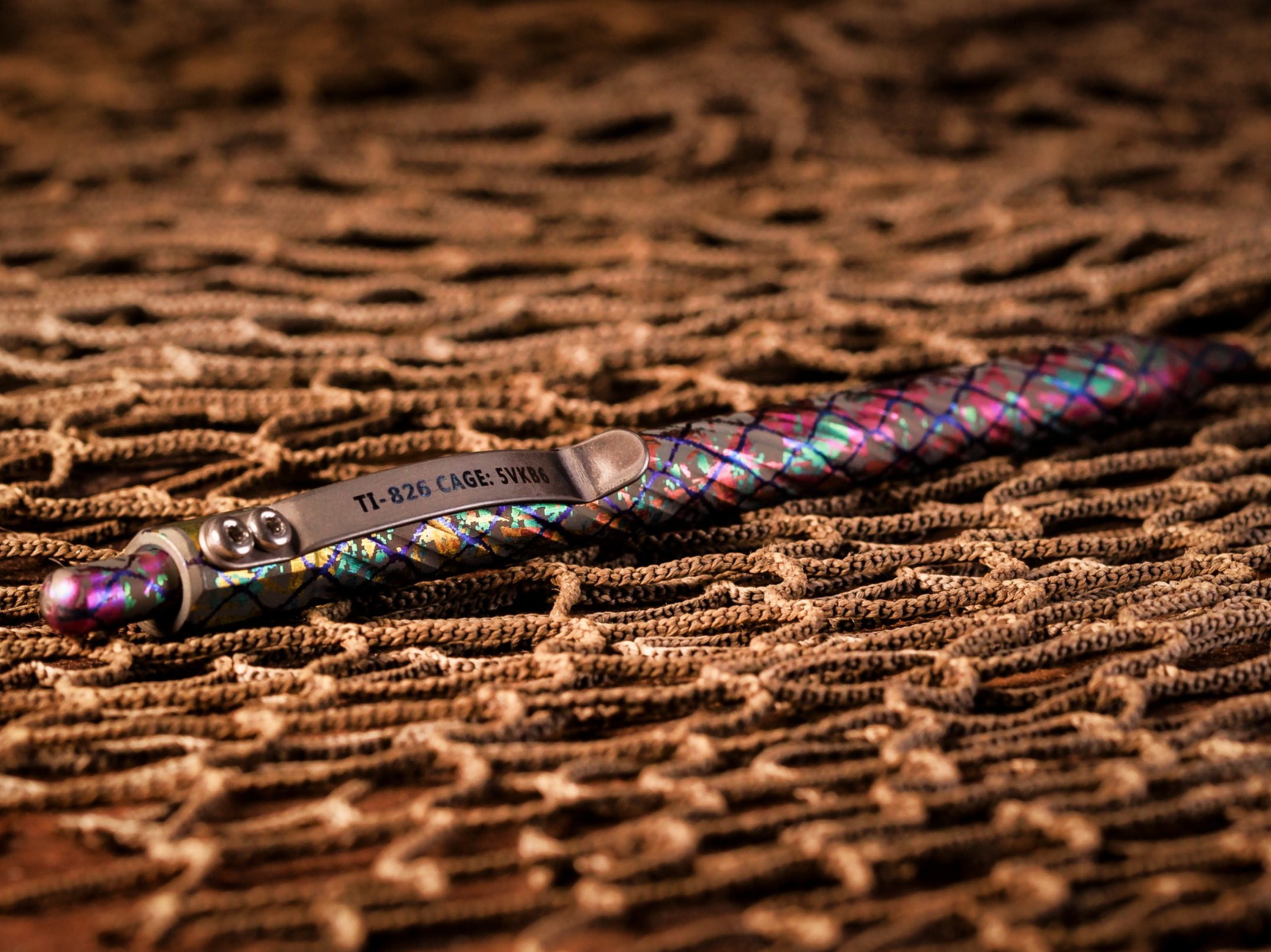 Titanium DraftTitan Mechanical Pencil by Maratac® - Limited Edition - Chaotic Aurora Pattern