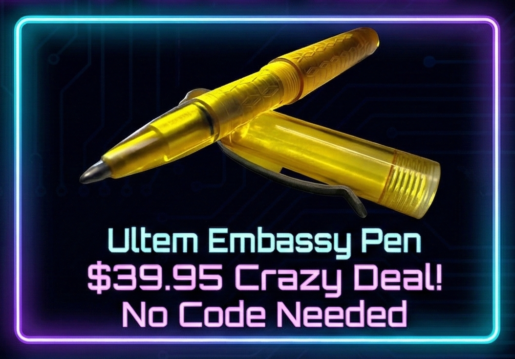 Ultem® Embassy Pen / Ti Clip - Limited Edition Gen 4 🔥 Cyber Deal! 🔥