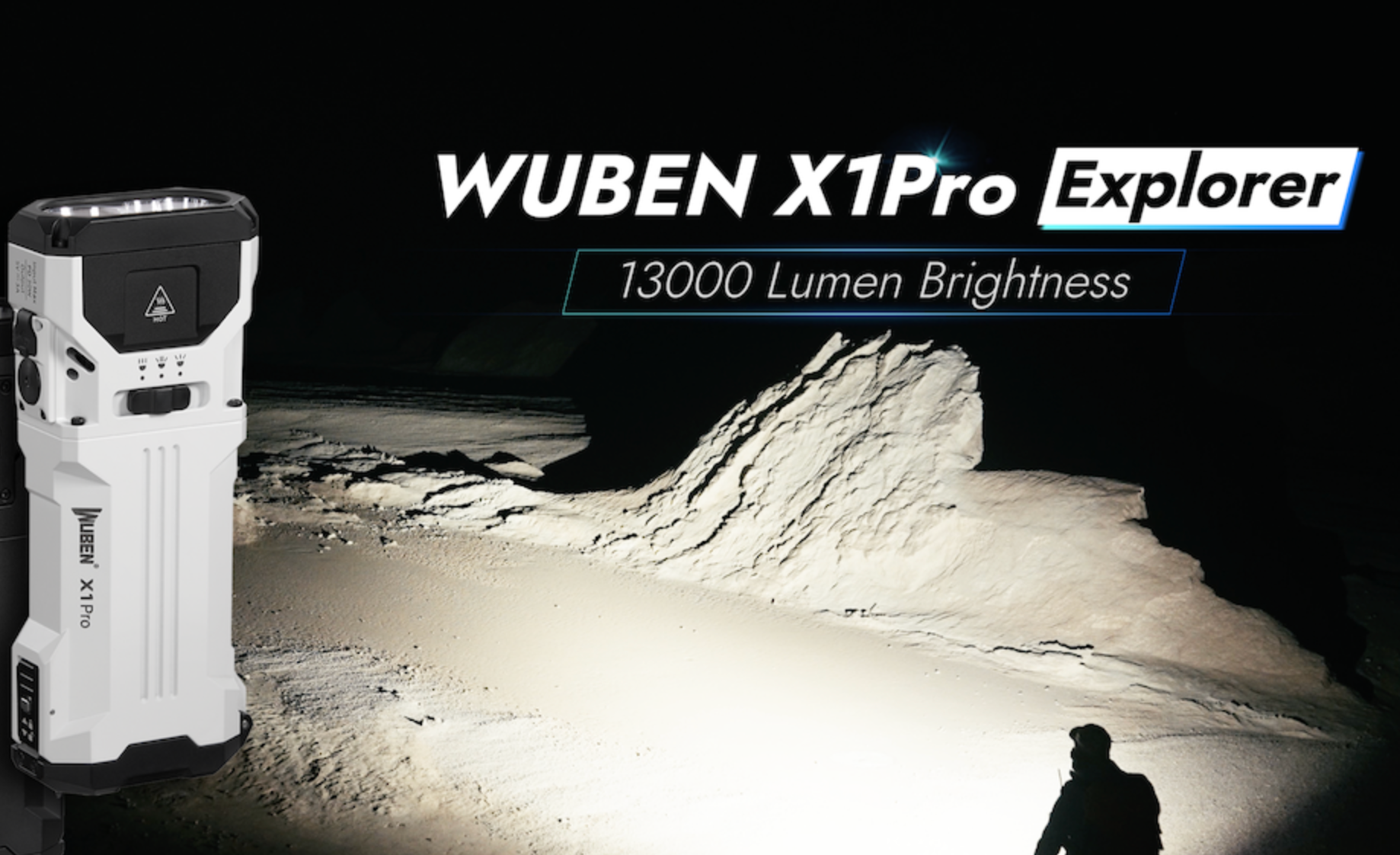 Wuben X1 Pro - Hyper Pocket Flashlight 12,300-Lumens ( CC EXCLUSIVE COMBO ) - NEW