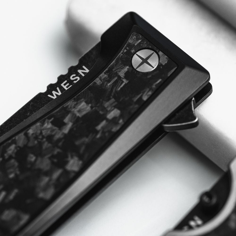 2.8" CPM S35VN, PVD & Titanium - WESN X C+C : THE ALLMAN Knife ( Coming Soon! )