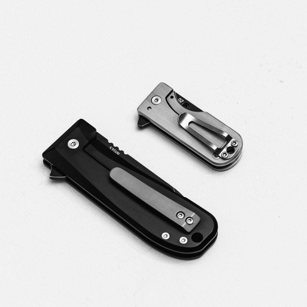 2.8" CPM S35VN, PVD & Titanium - WESN X C+C : THE ALLMAN Knife ( Coming Soon! )