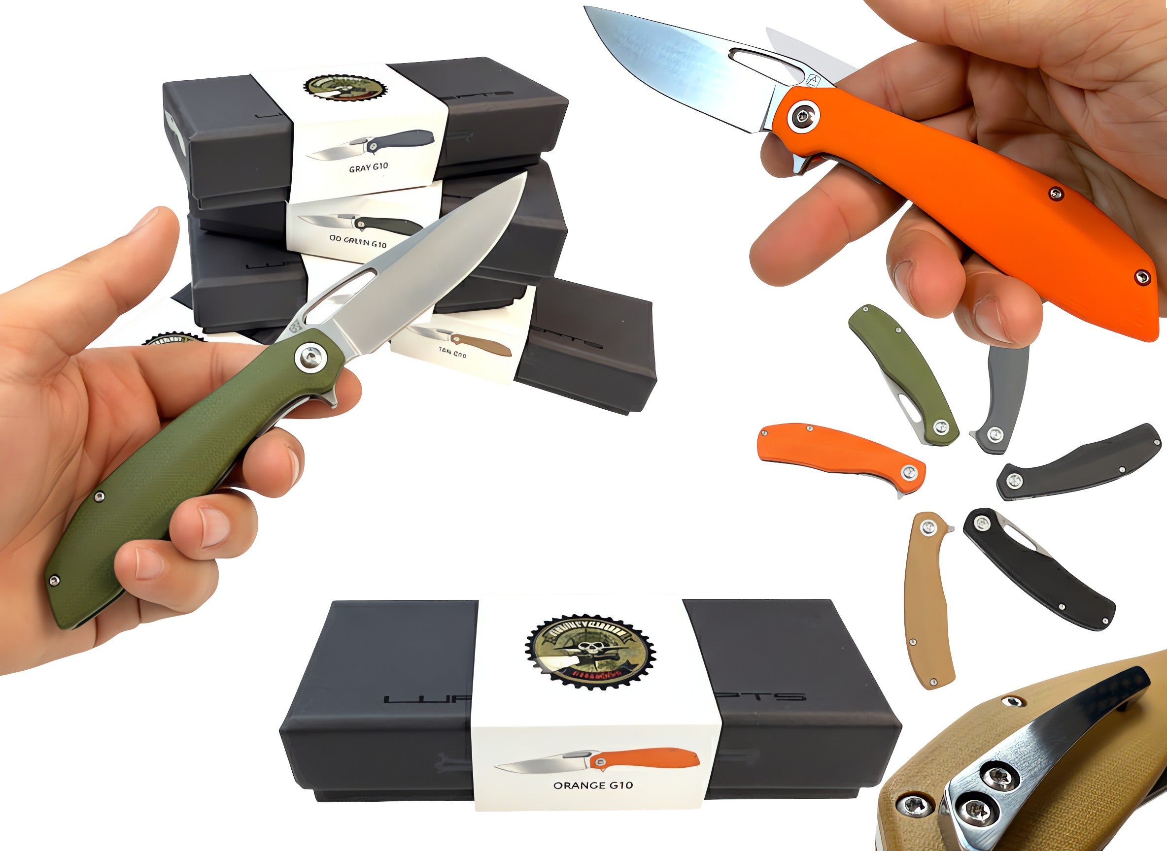 LUFT BXTR Folding Knife - CountyComm Exclusive 8Cr13MoV EDC Knife