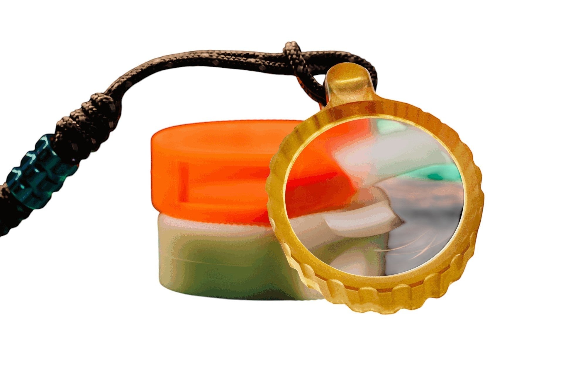 鏡 Sapphire Pocket Magnifier - Titan Zoom Magnifying Glass | Maratac