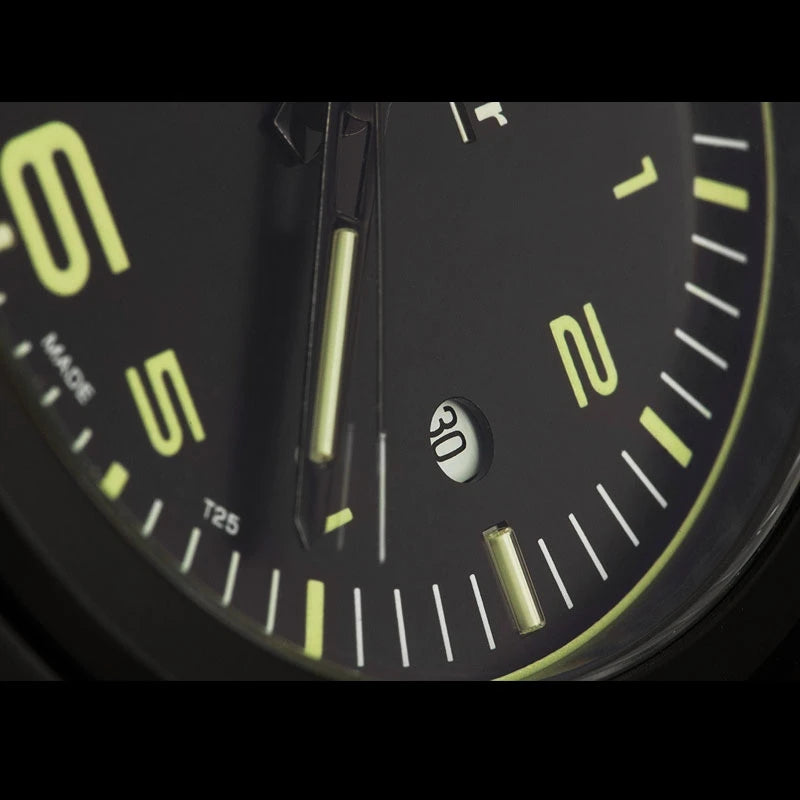 Traser ( Black  PVD ) P59 Essential M Watch w/Trigalight Tritium + SuperLuminova ( New )