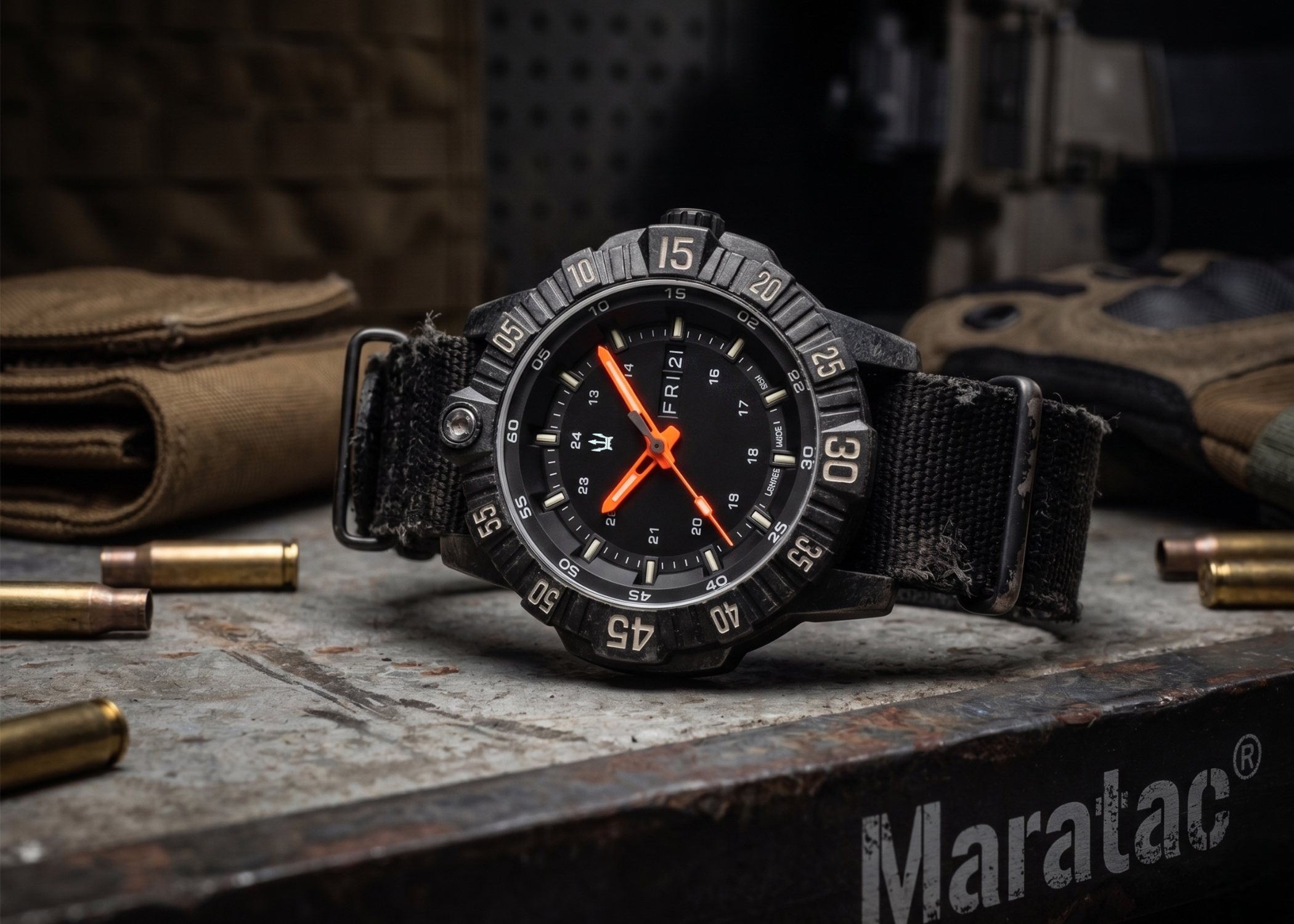 Traser x Maratac® Elite P99QX Tritium & Sapphire Tactical Dive Watch ( Coming Soon )