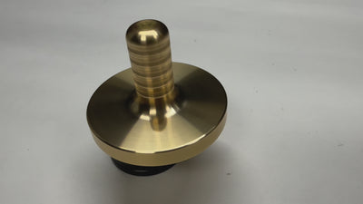 Tip Top - Tungsten / Brass - Spinning Top + Delrin Stand by Maratac®