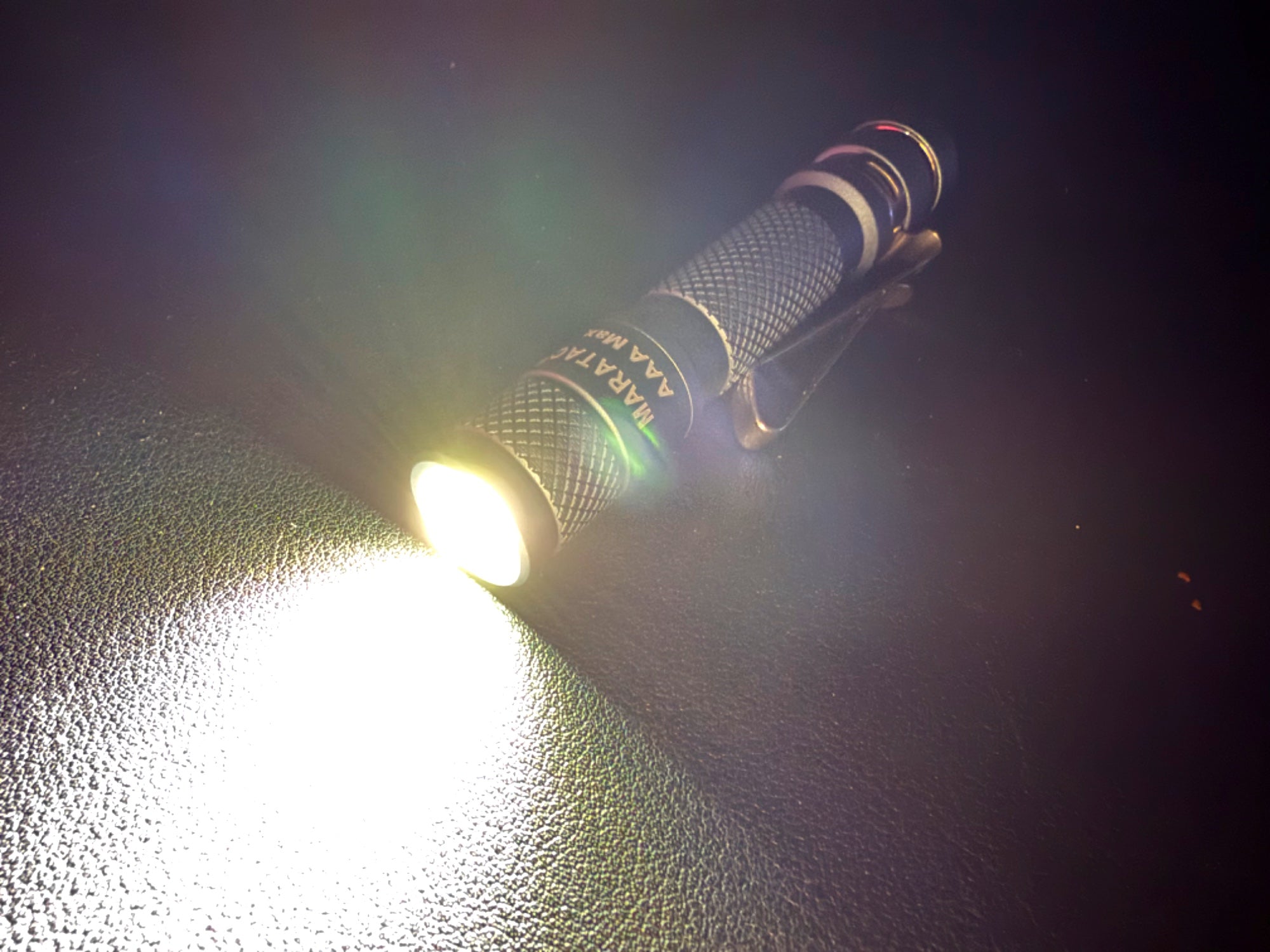 apac rechargeable flashlight AAA/10440 Max - Rear Click