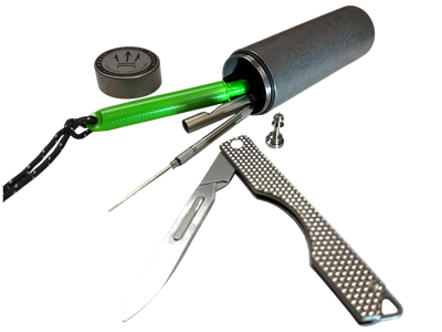 Oversized Pocket Glovebox - Titanium Topo EDC Capsule by Maratac® 🔥 More Coming Soon!