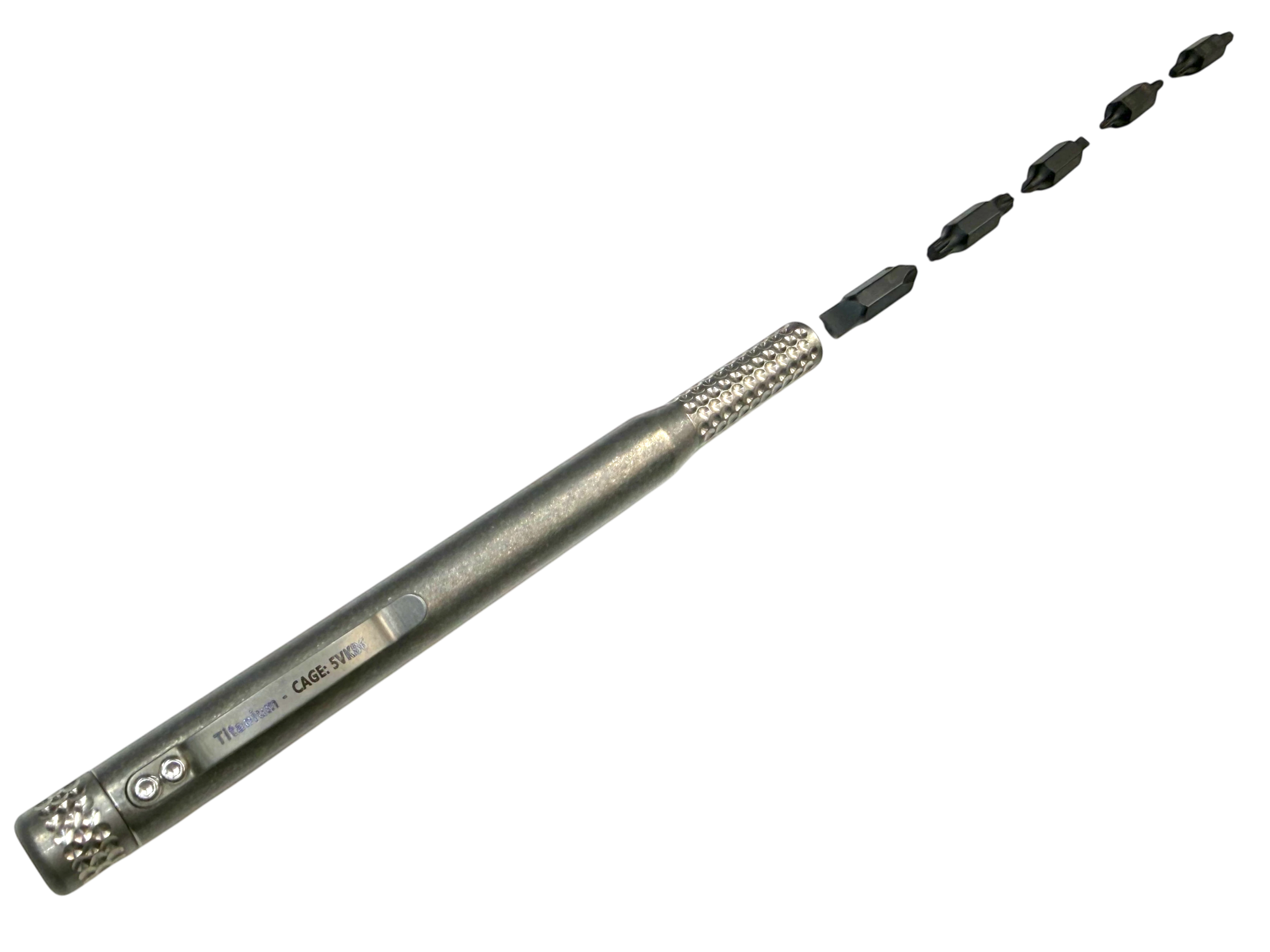 XXL Dual Sided - 1/4" Pen Driver Titanium By Maratac® - New!