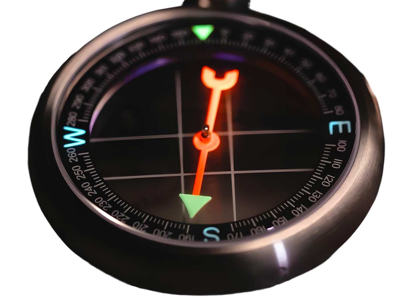 45mm - Heirloom Dual Sapphire Titanium Compass - Gen 3 – CountyComm