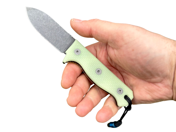 Compact R4A Slim- Ready 4 Action Knife / D2 Fixed Blade ( UGM GLOW 