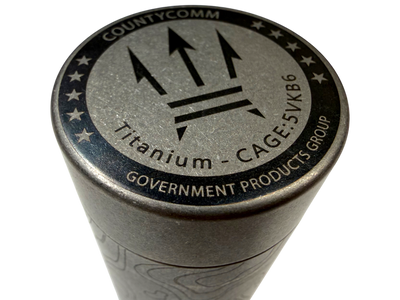 Oversized Pocket Glovebox - Titanium Topo EDC Capsule by Maratac® 🔥 More Coming Soon!