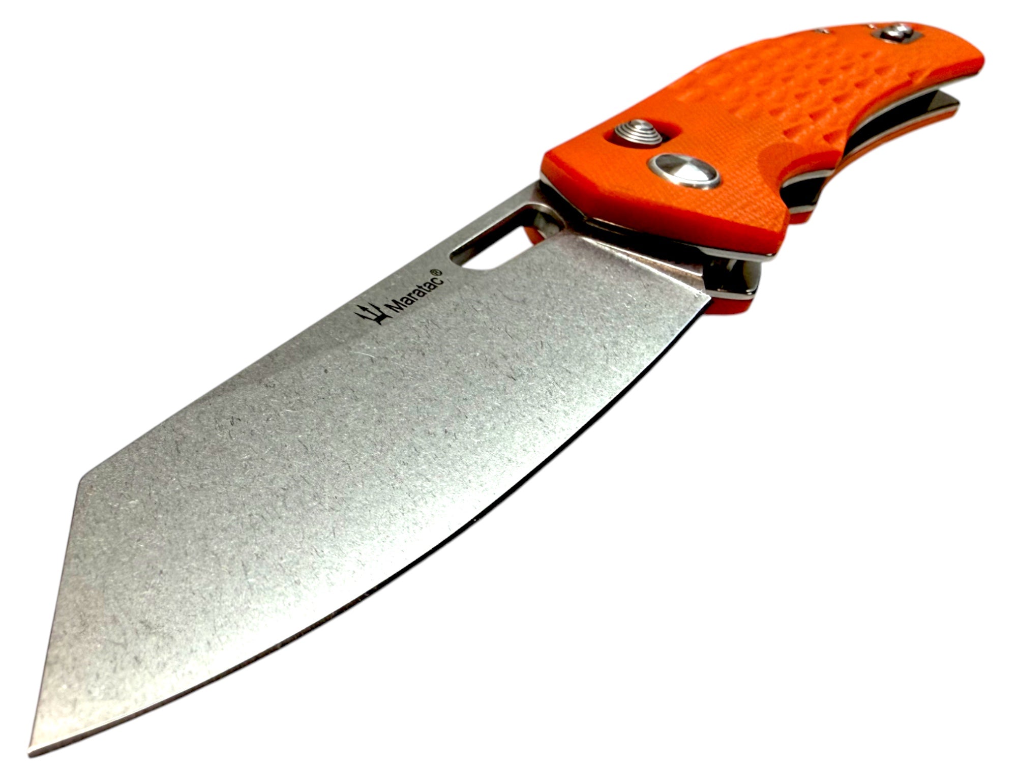Urban Navigator - Cross Bar - Pocket Knife By Maratac® - Orange G10 - 🔥 New 🔥