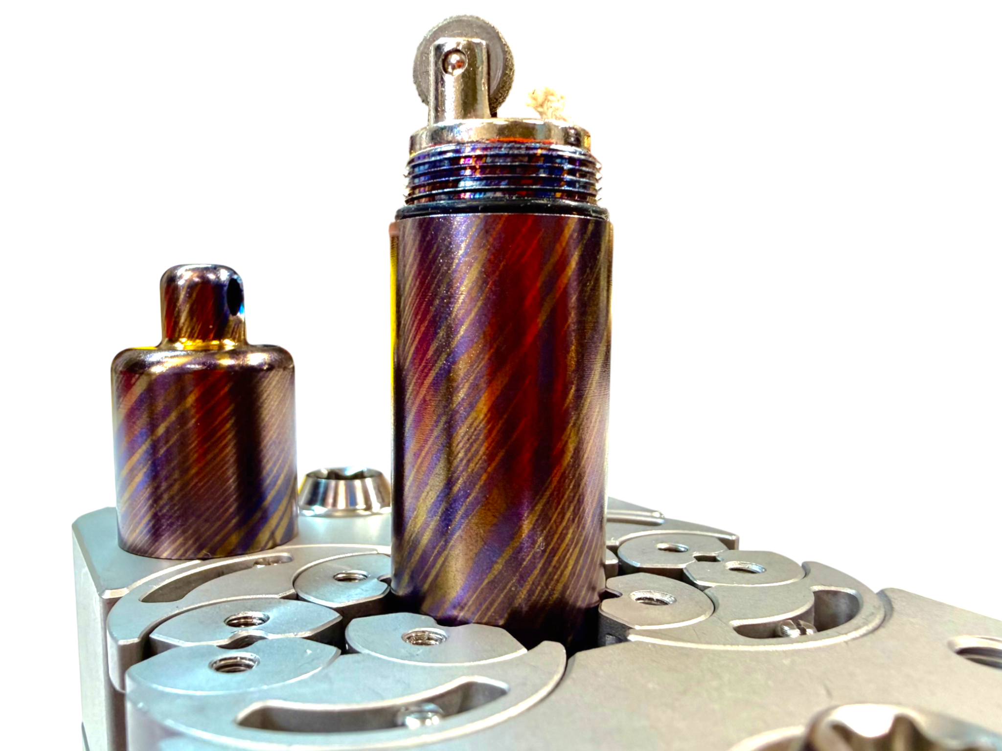 Timascus Titanium XL Lighter By Maratac® ~  V2 Already Heat Treated!! ( Coming Soon! )