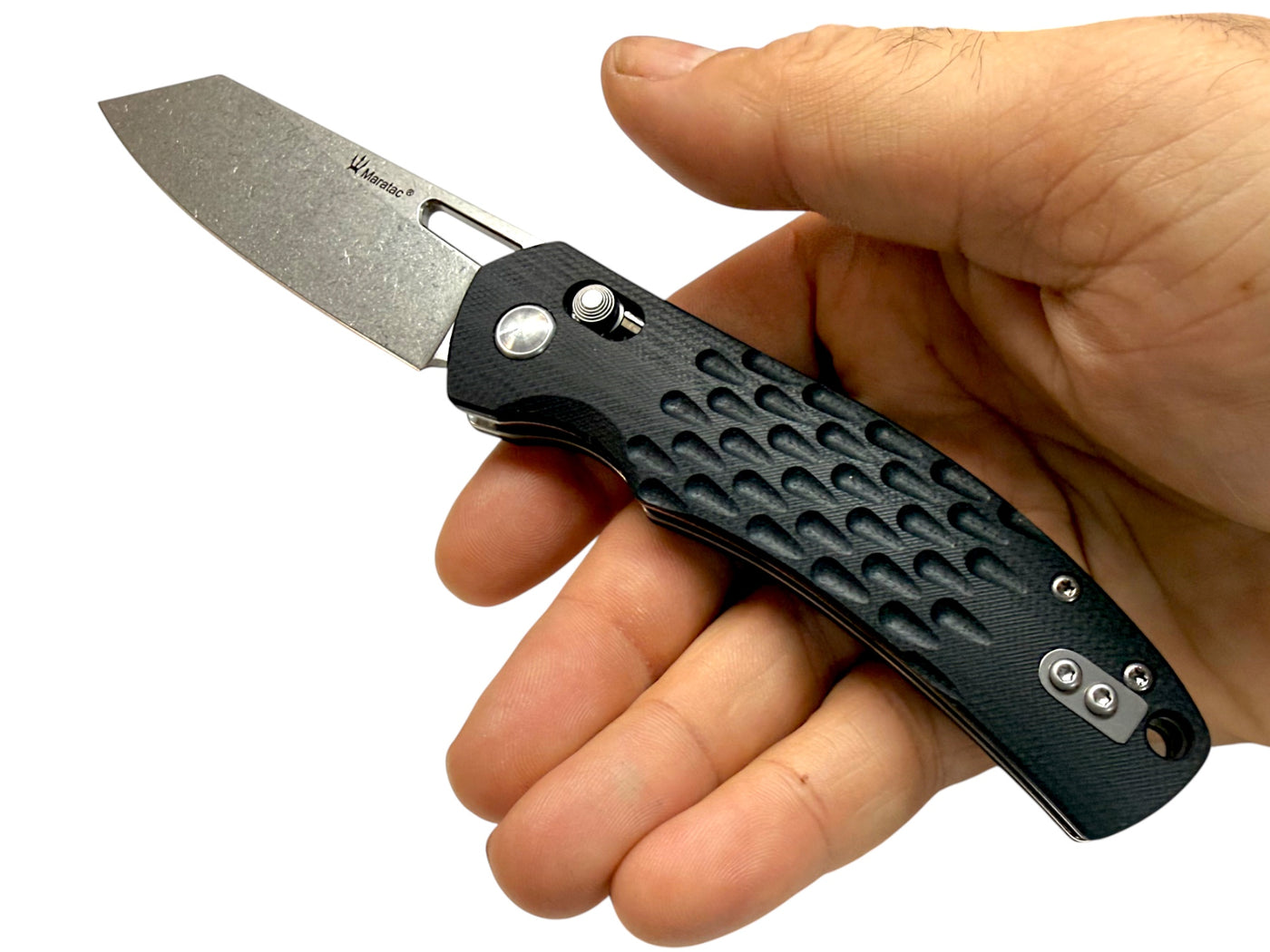 Urban Navigator - Cross Bar - Pocket Knife By Maratac® - Black G10 -🔥 New 🔥