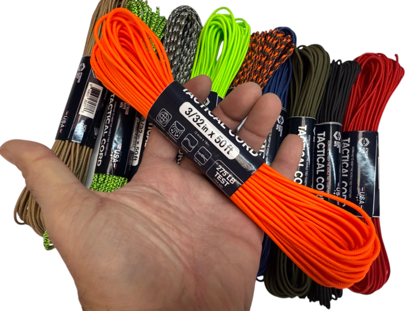 3/32" x 50' Tether Nylon Cord – USA