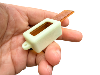 Tiny Ultem Pocket Box - Gen 3 Topo + Glow Silicone Holder
