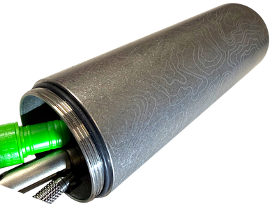 Oversized Pocket Glovebox - Titanium Topo EDC Capsule by Maratac® 🔥 More Coming Soon!