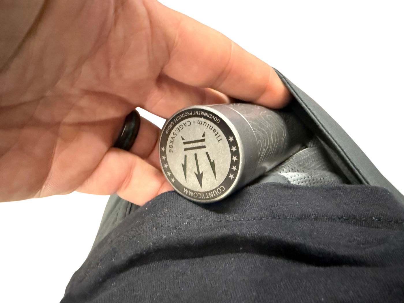 Oversized Pocket Glovebox - Titanium Topo EDC Capsule by Maratac® 🔥 More Coming Soon!