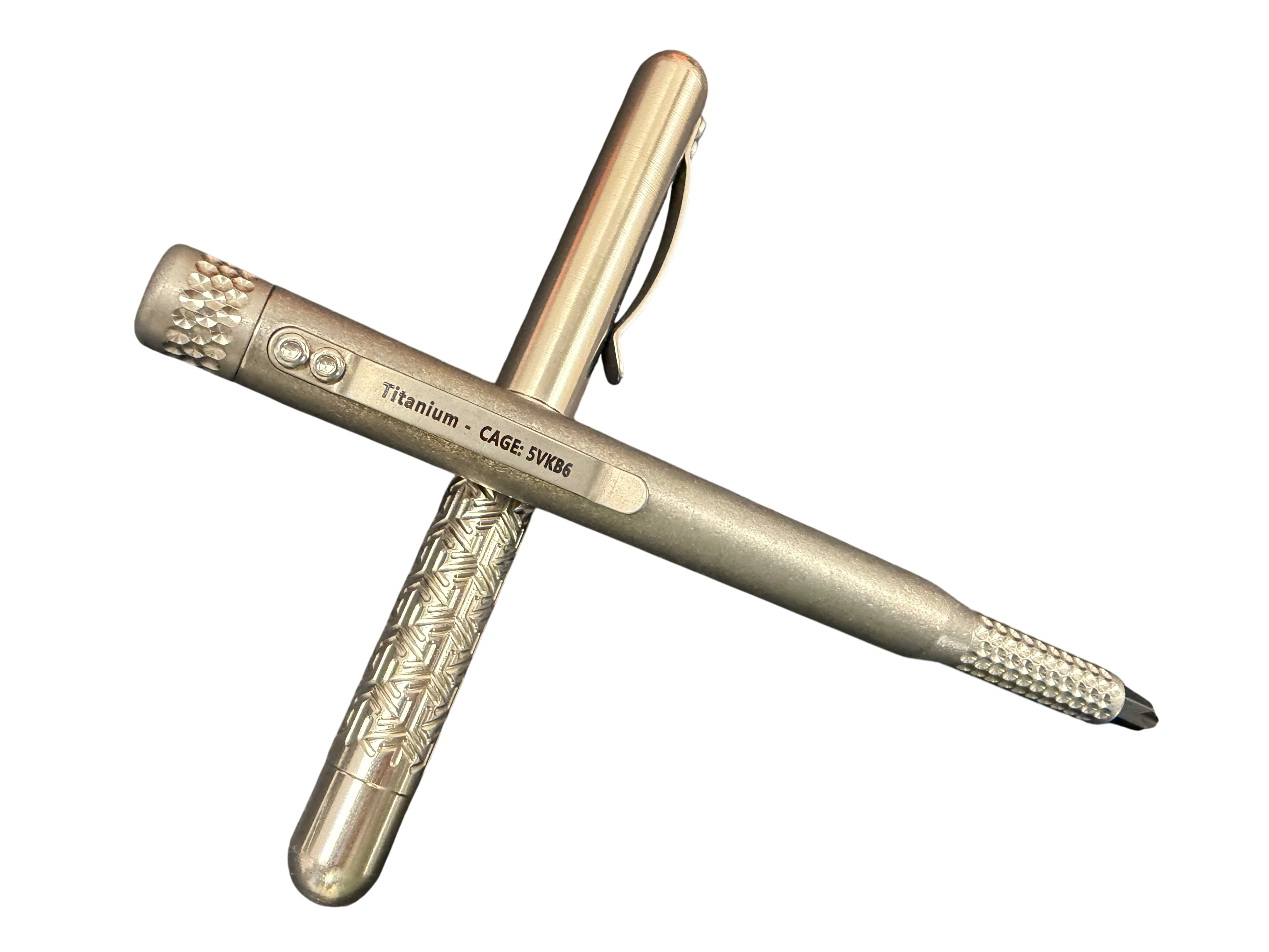 XXL Dual Sided - 1/4" Pen Driver Titanium By Maratac® - New!