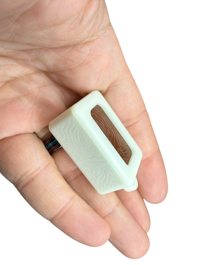 Tiny Ultem Pocket Box - Gen 3 Topo + Glow Silicone Holder