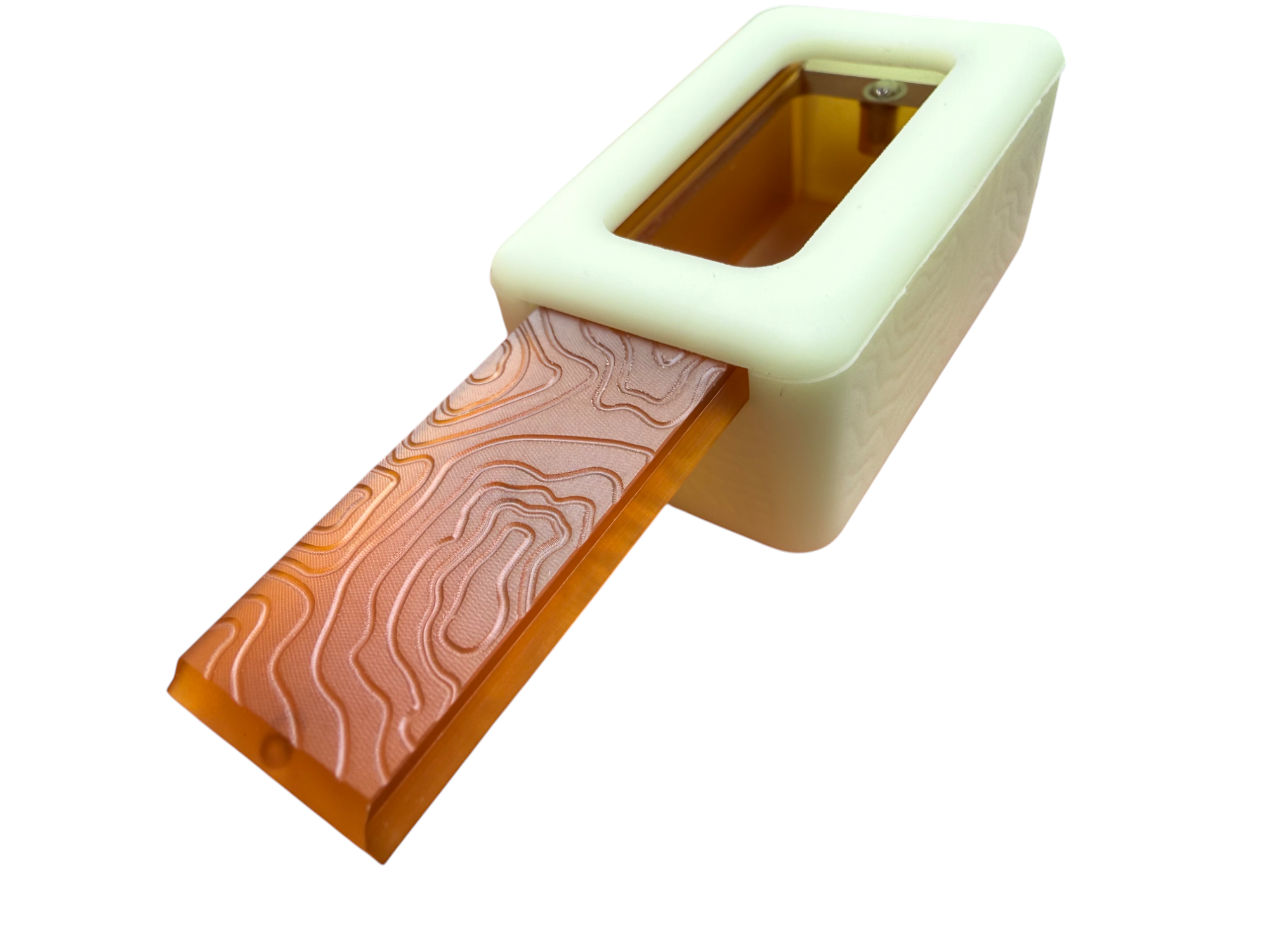 Tiny Ultem Pocket Box - Gen 3 Topo + Glow Silicone Holder